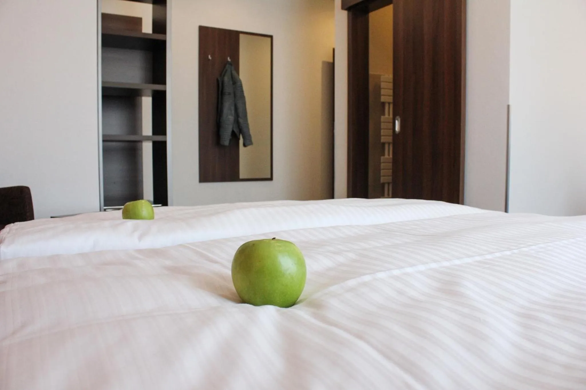 Bed in Hotel Rosenhof Garni