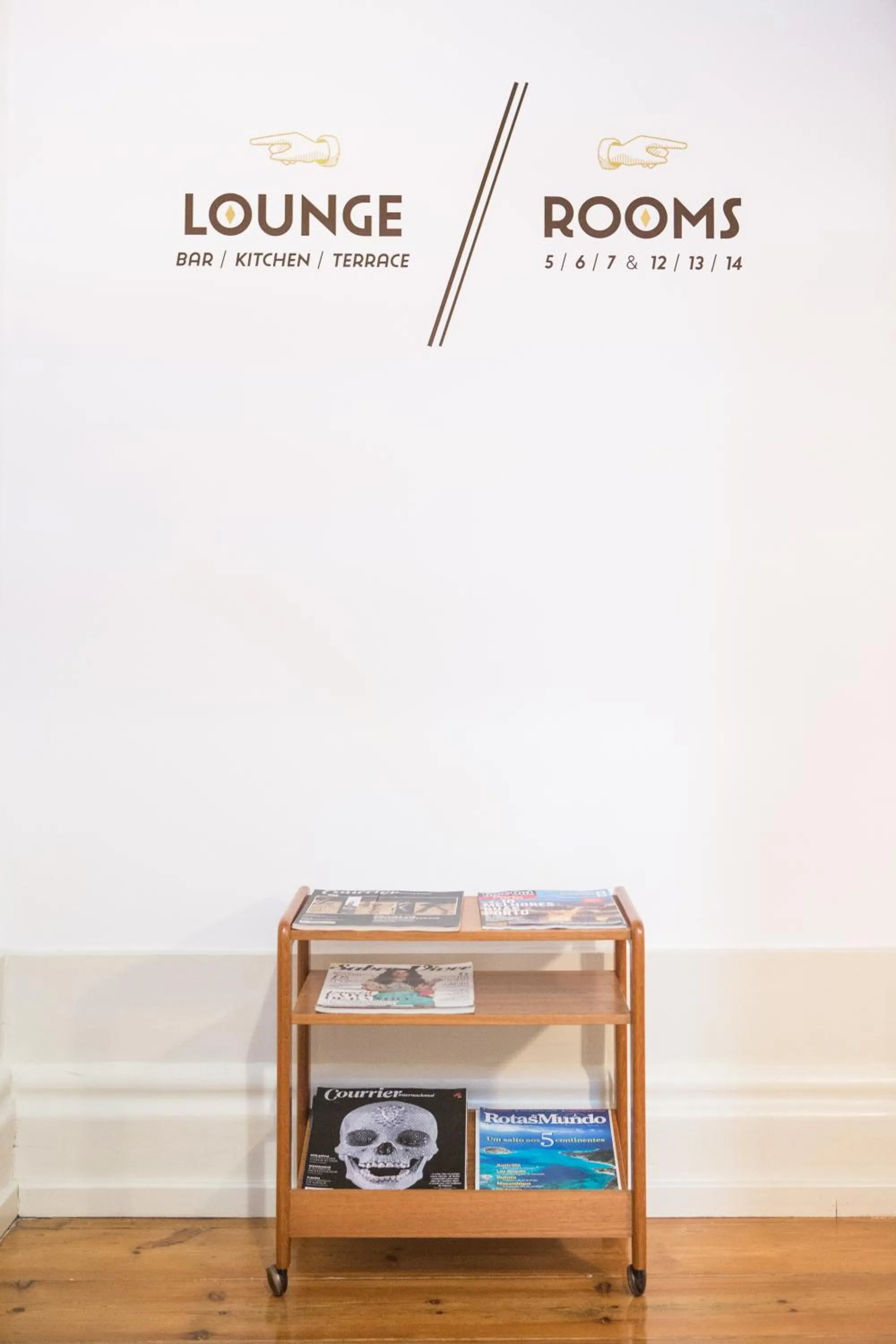 Decorative detail in Porto Republica Hostel & Suites