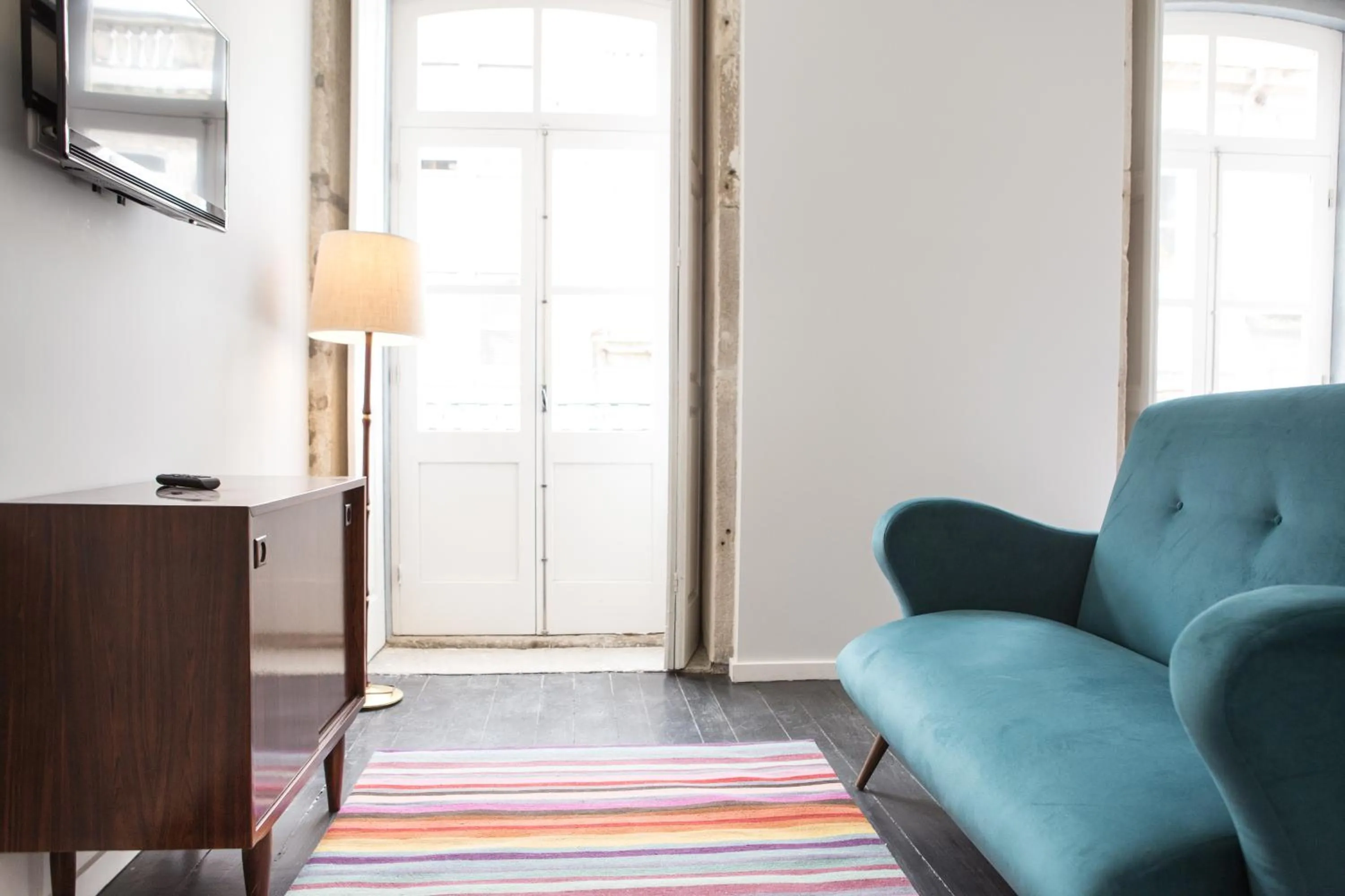 Seating area in Porto Republica Hostel & Suites