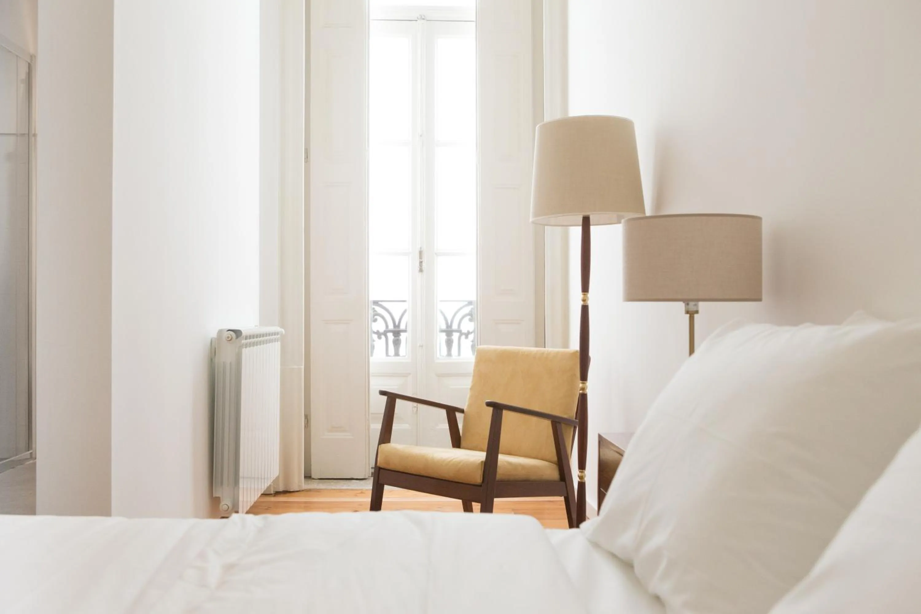 Decorative detail, Bed in Porto Republica Hostel & Suites