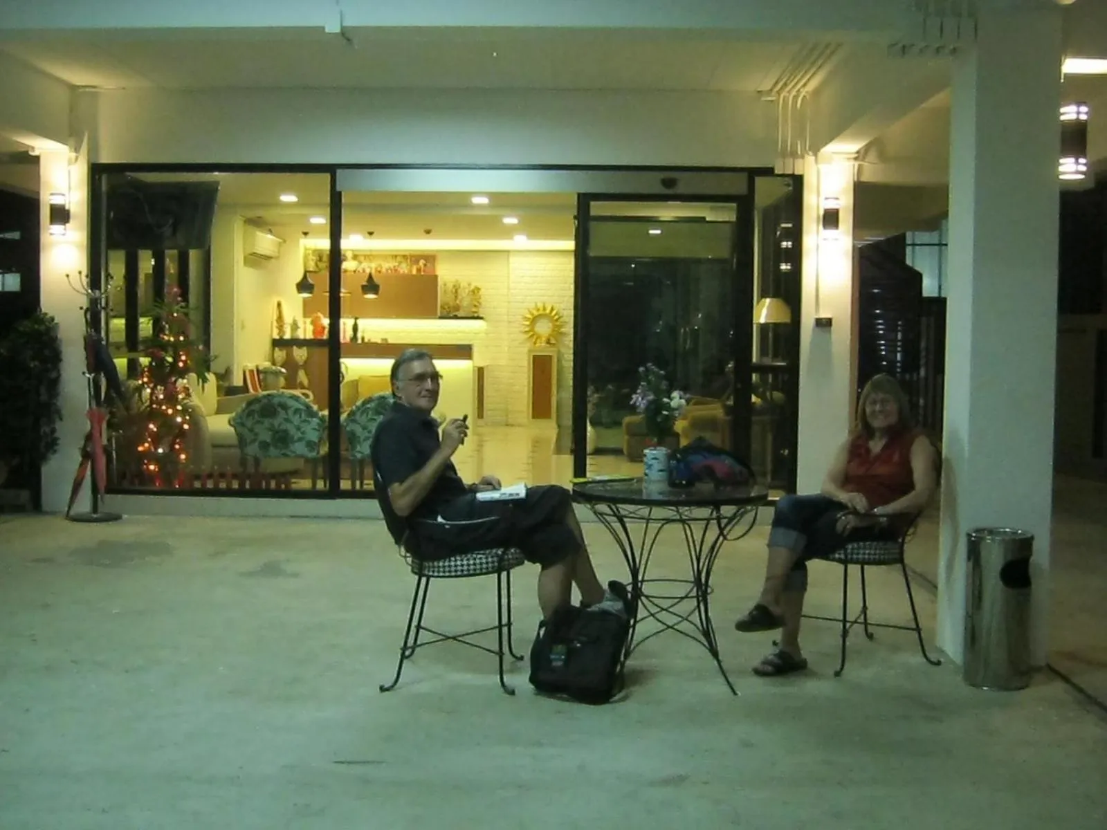 Seating area in Unity Hotel