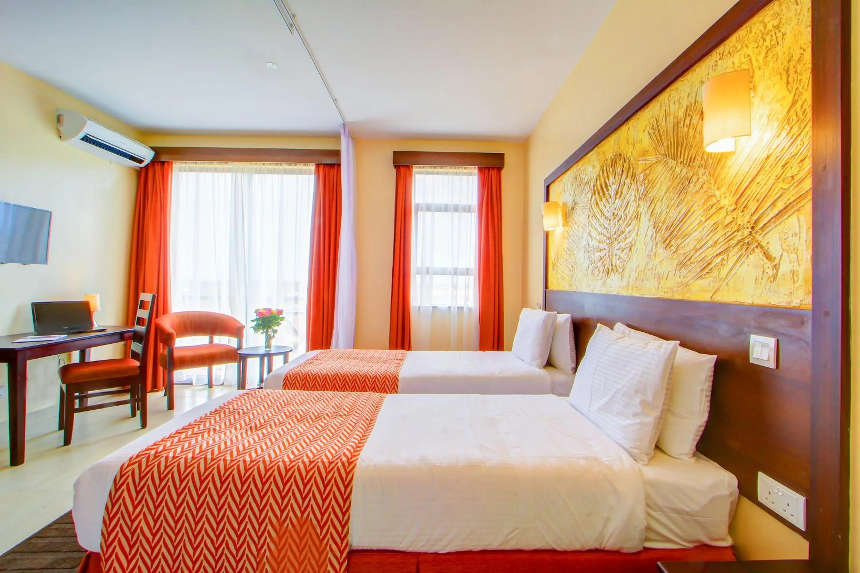 Bed in Vittoria Suites