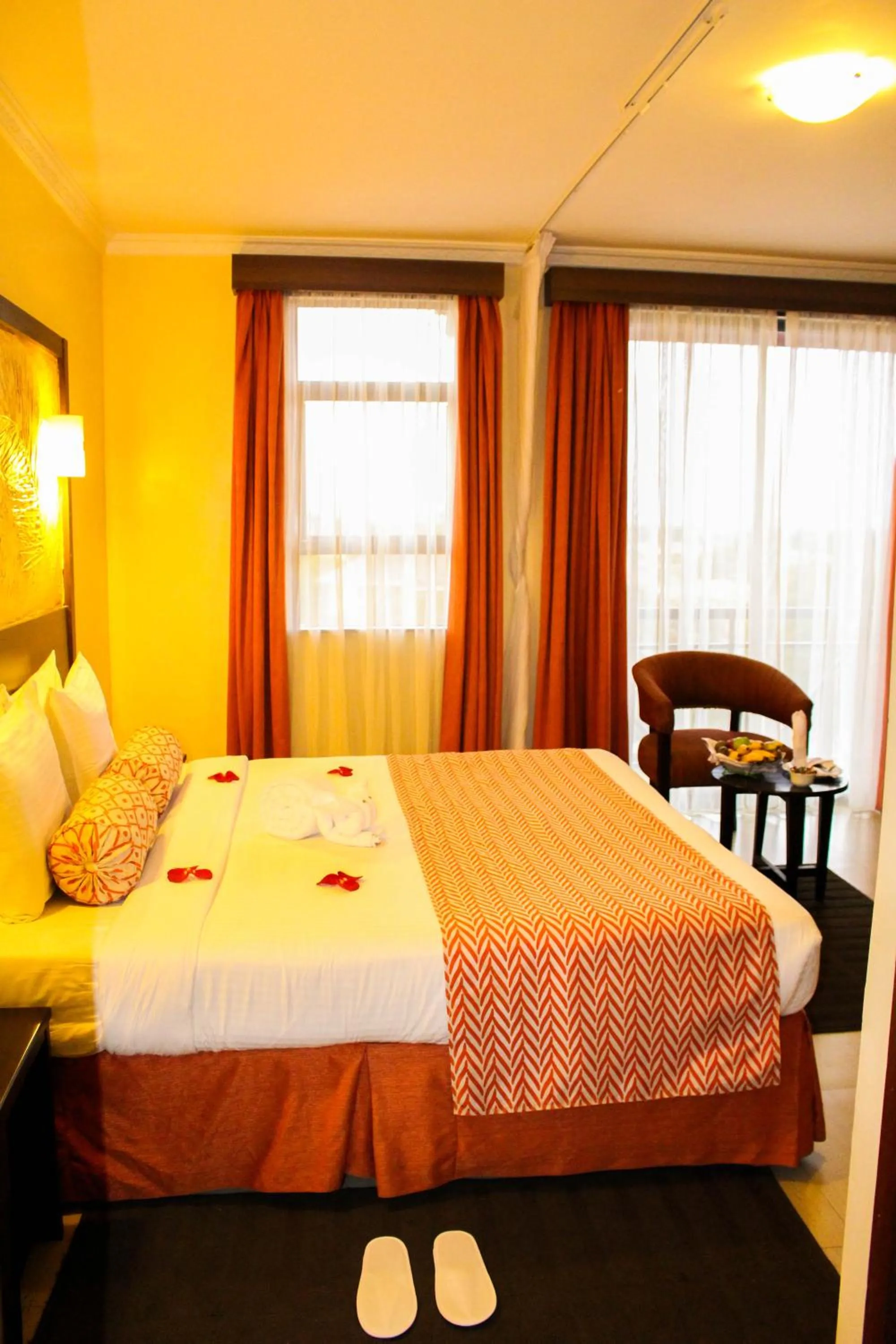 Bed in Vittoria Suites