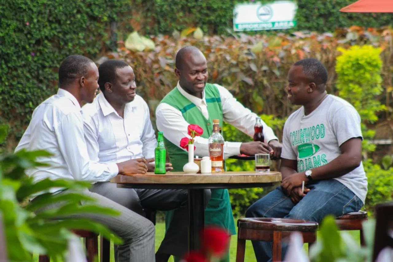 Patio in Vittoria Suites