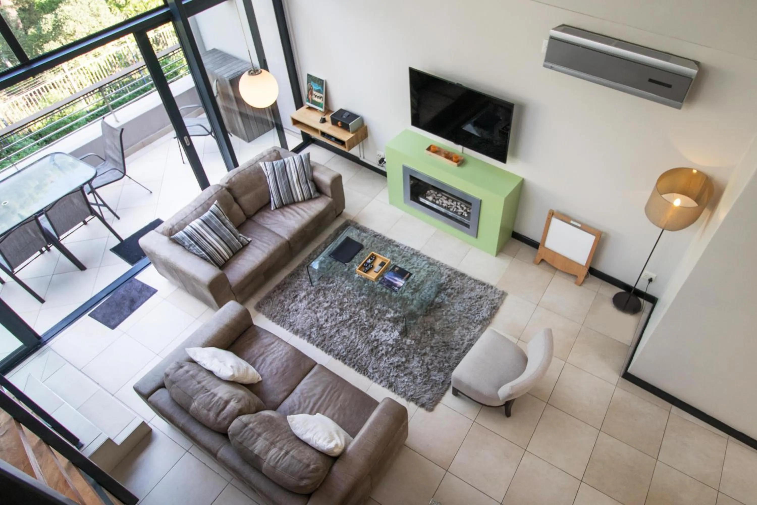Living room in The Glen Apartments