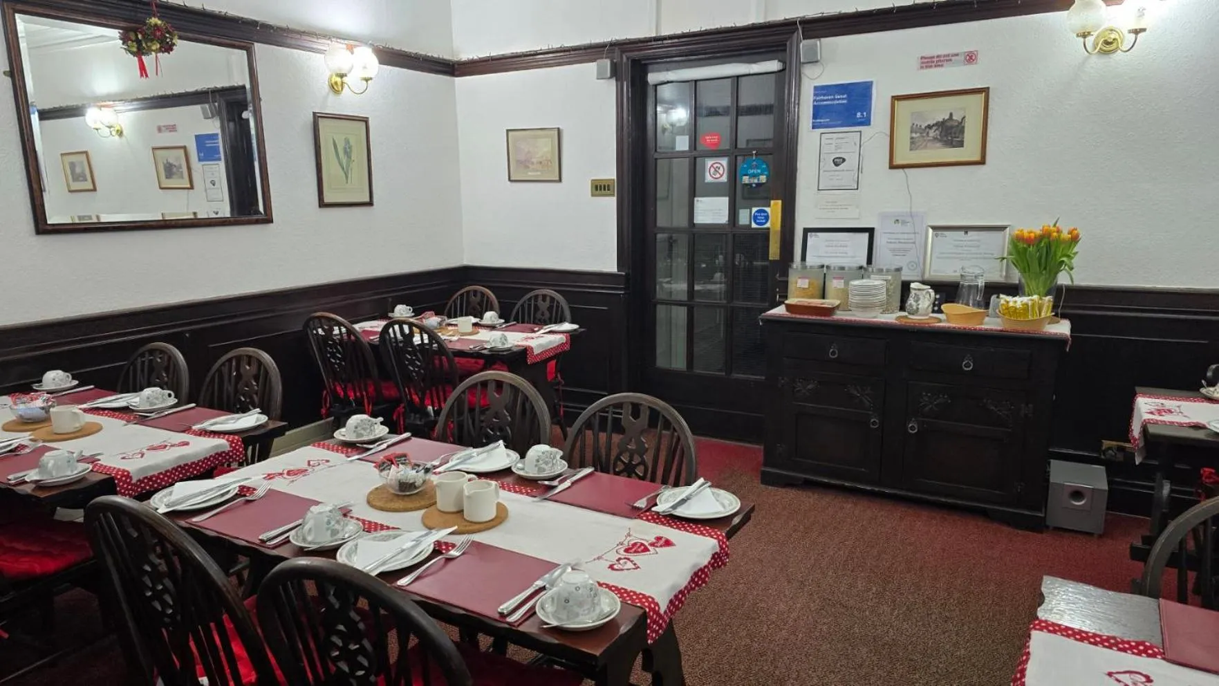 Breakfast in The Fairhaven Hotel