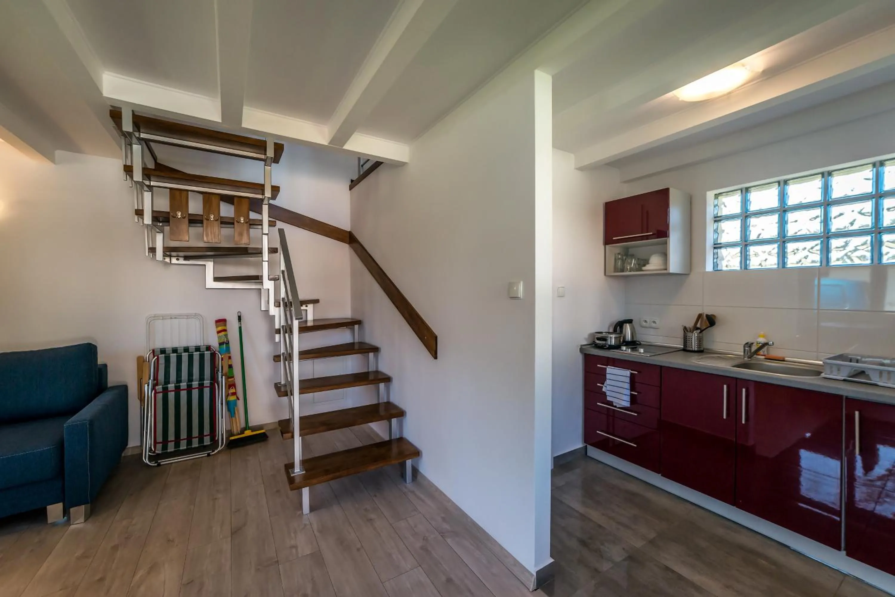 Kitchen or kitchenette in Domki Jasna Polana