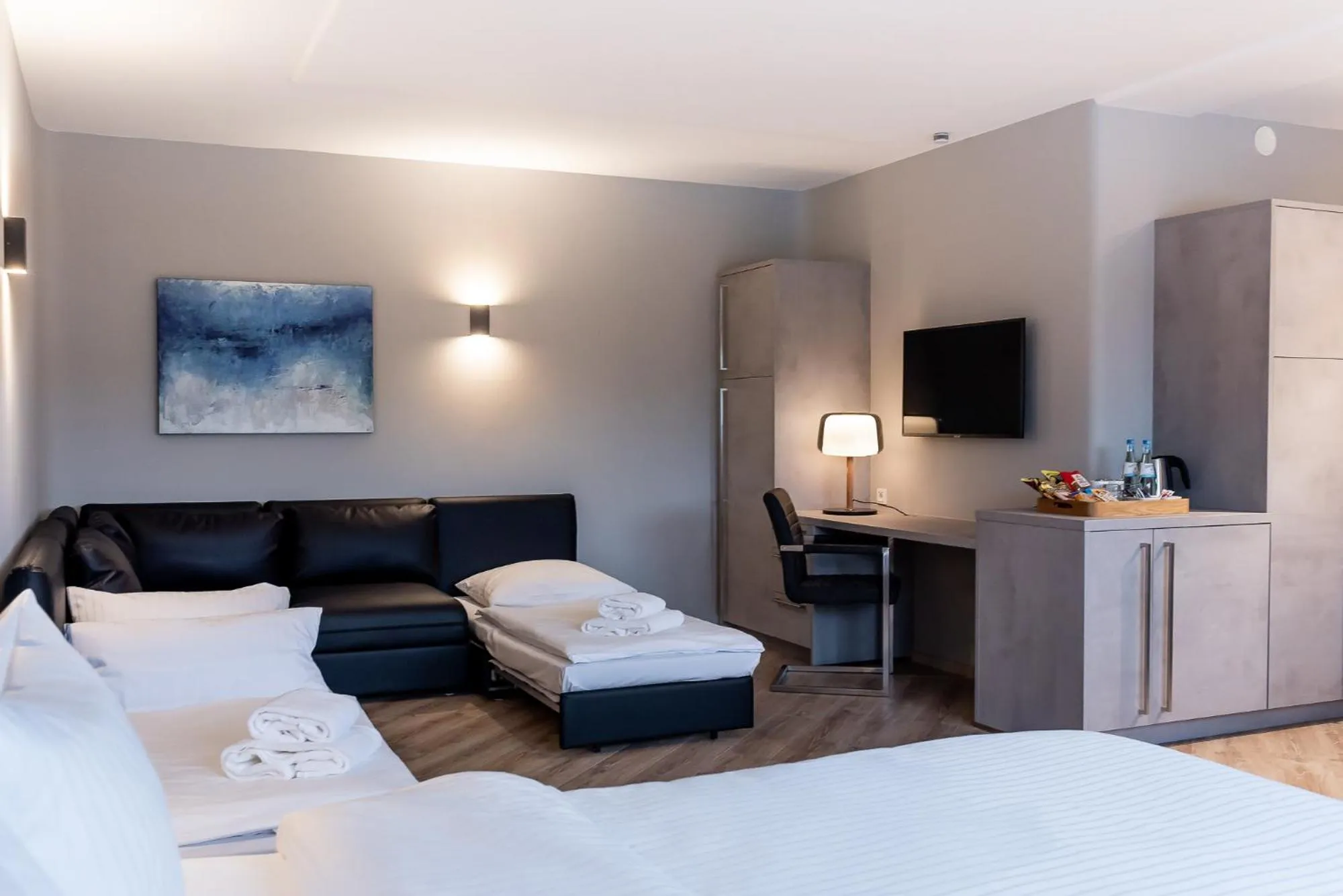 Bed in Hotel Circle Inn