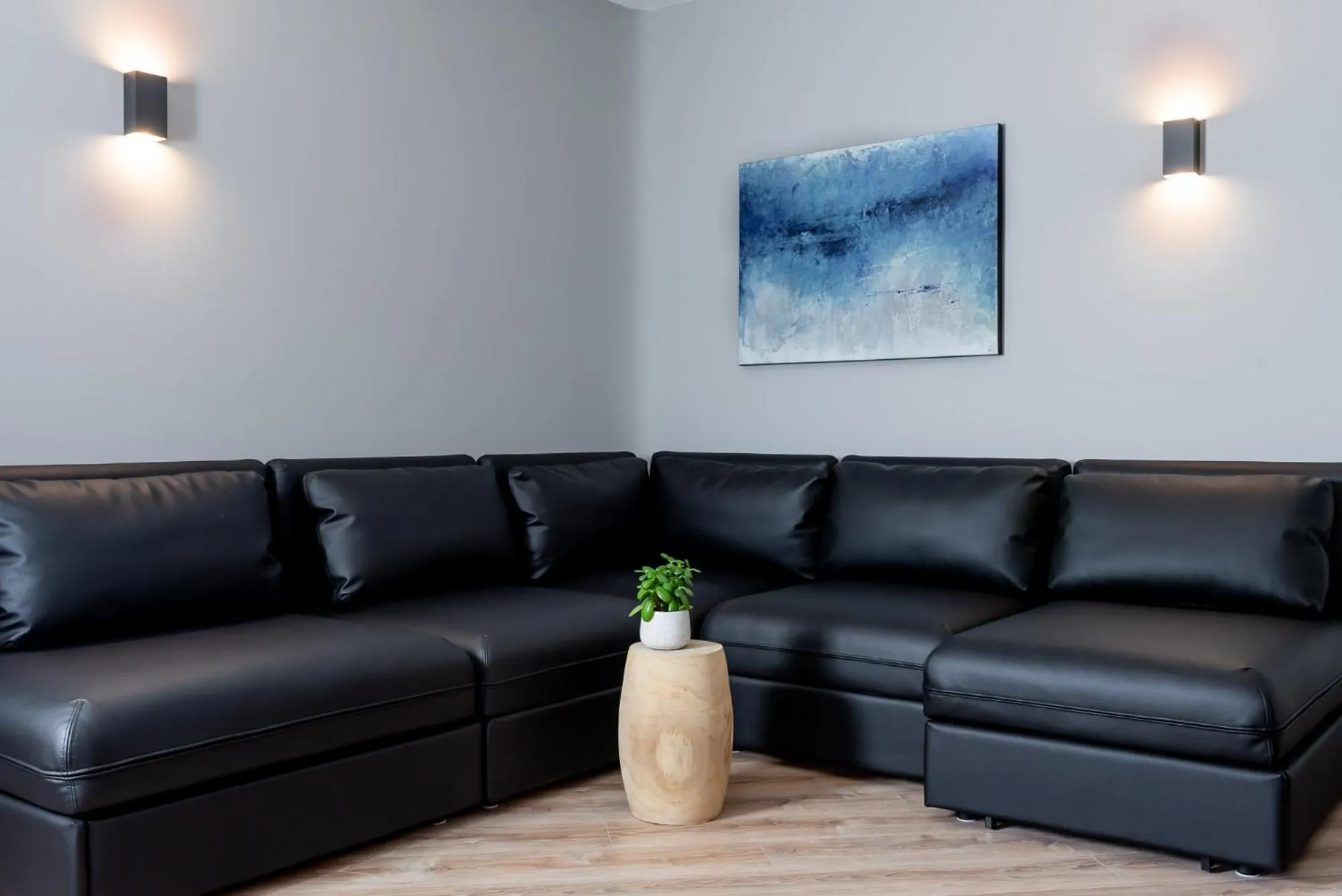 Living room in Hotel Circle Inn