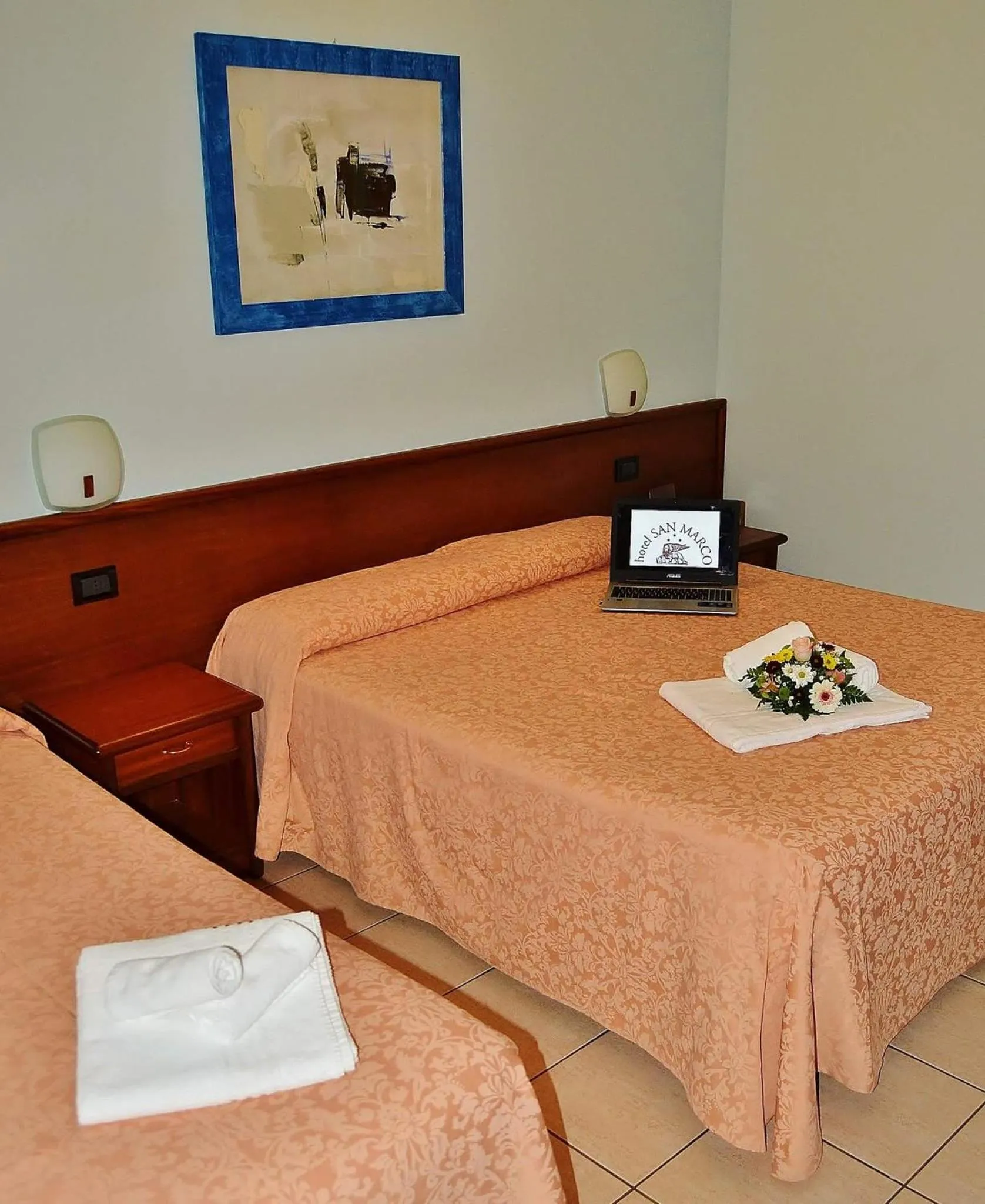 Bedroom, Bed in Hotel San Marco