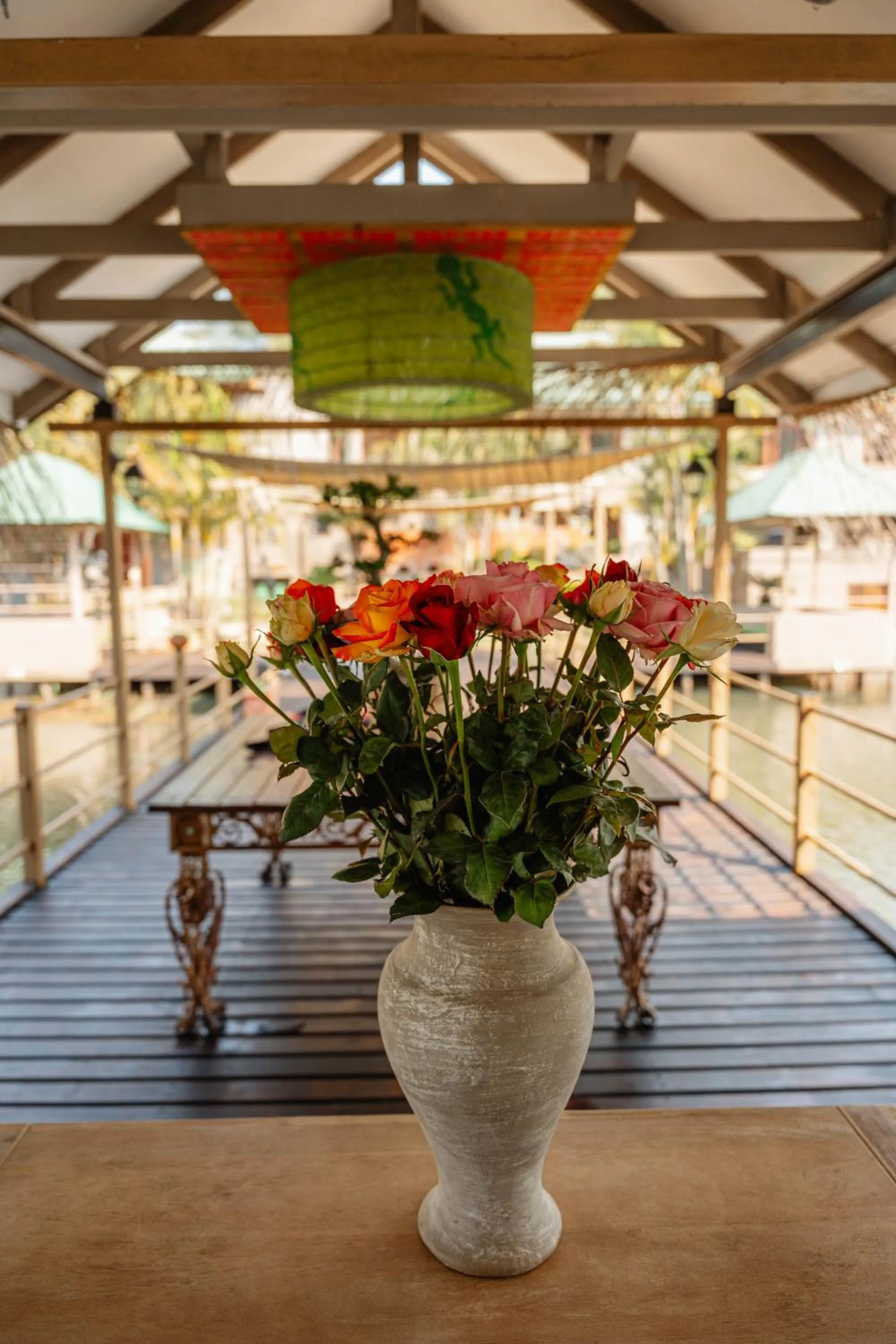 Decorative detail in Bambuu Lakeside Lodge