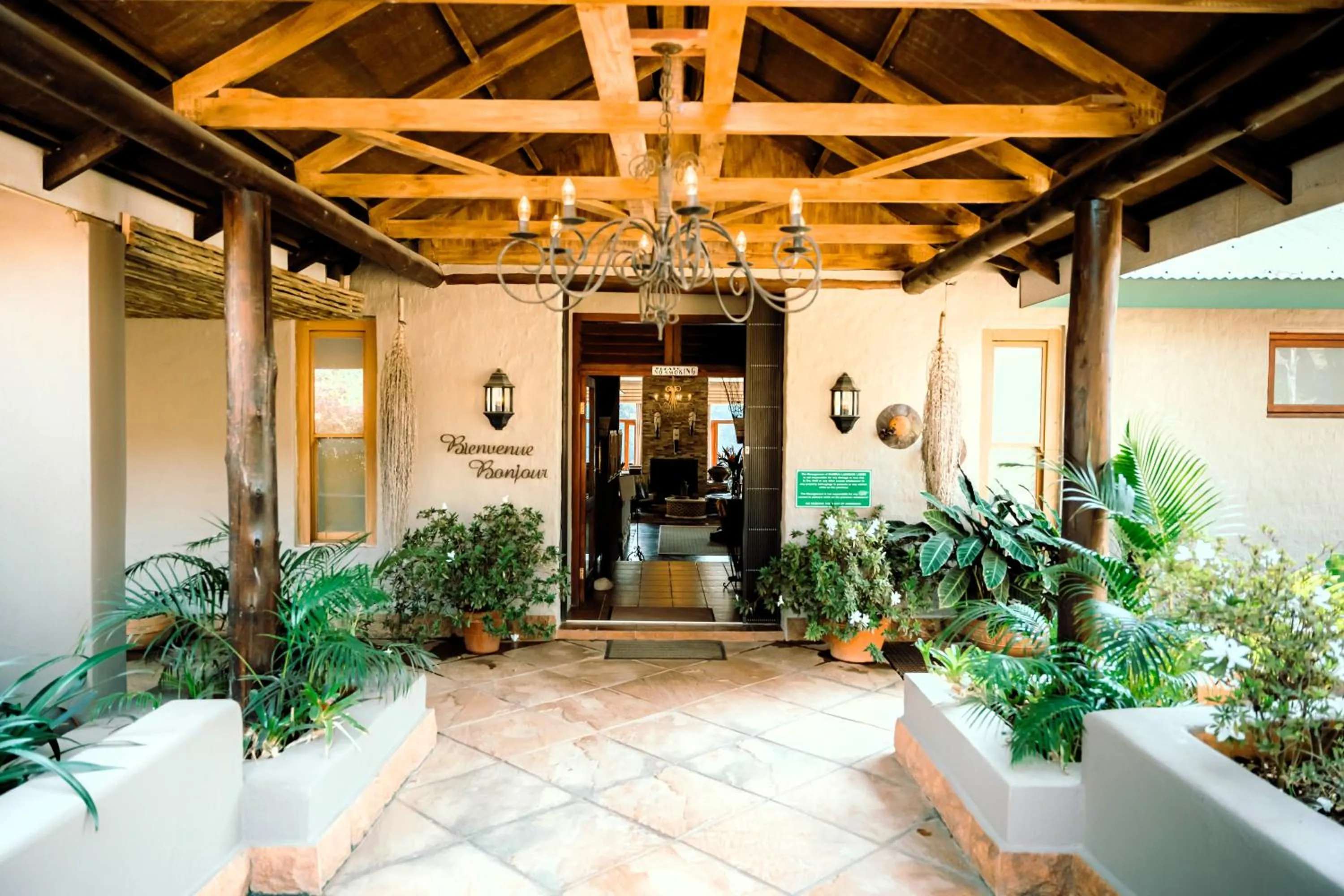 Facade/entrance in Bambuu Lakeside Lodge