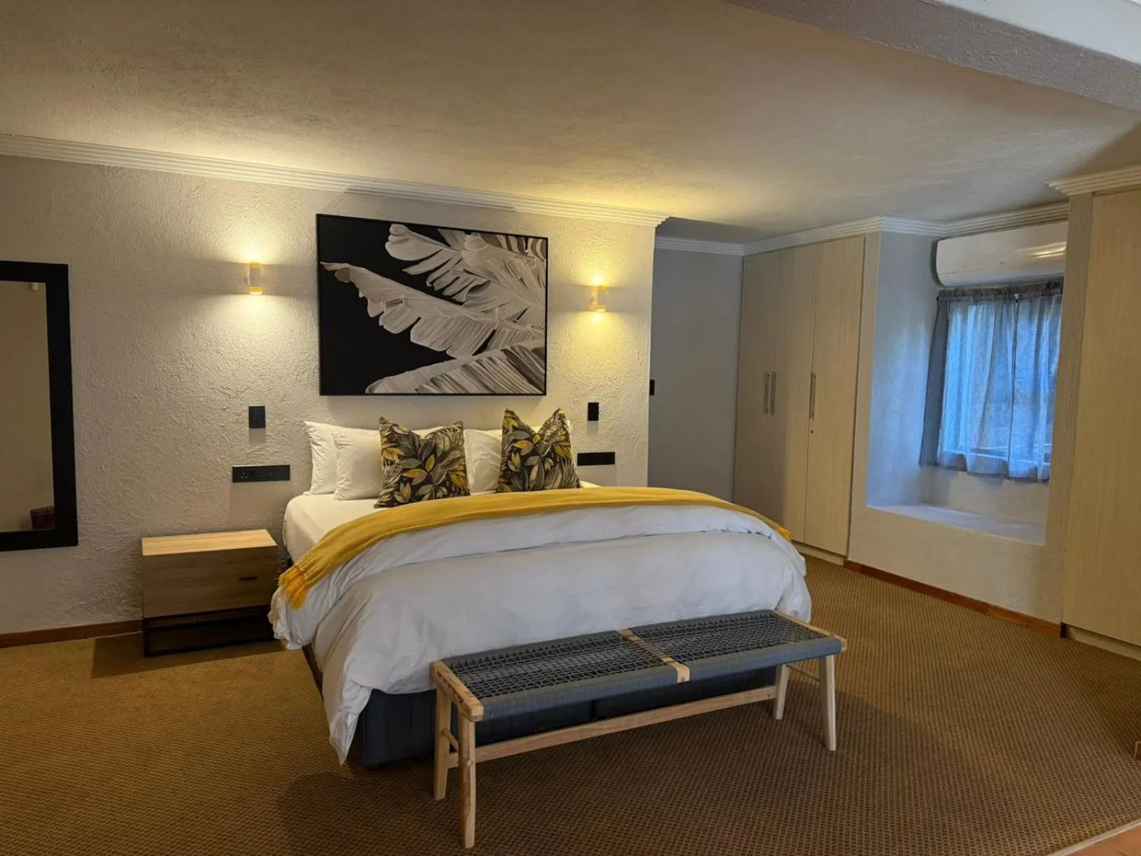 Bed in Bambuu Lakeside Lodge