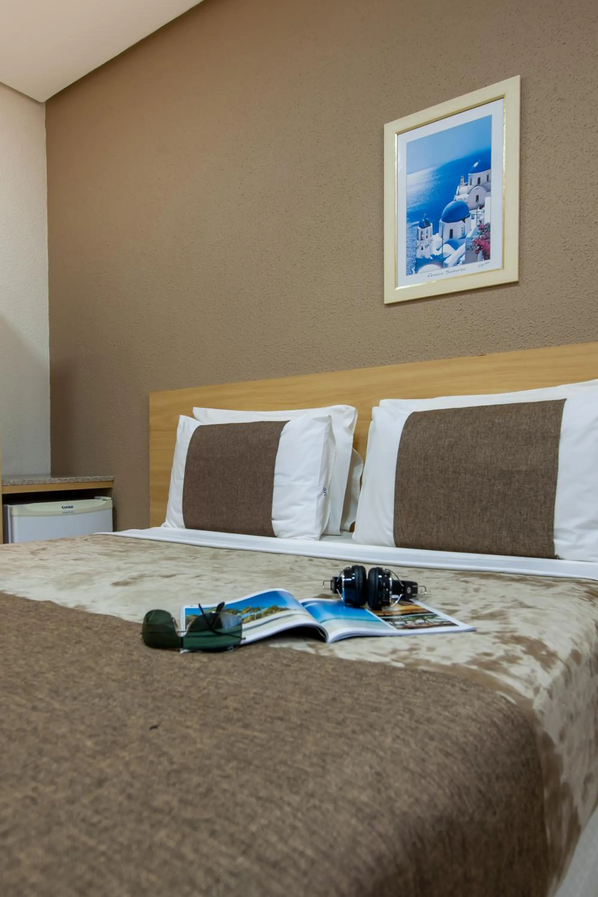 Bed in Hotel Olympia