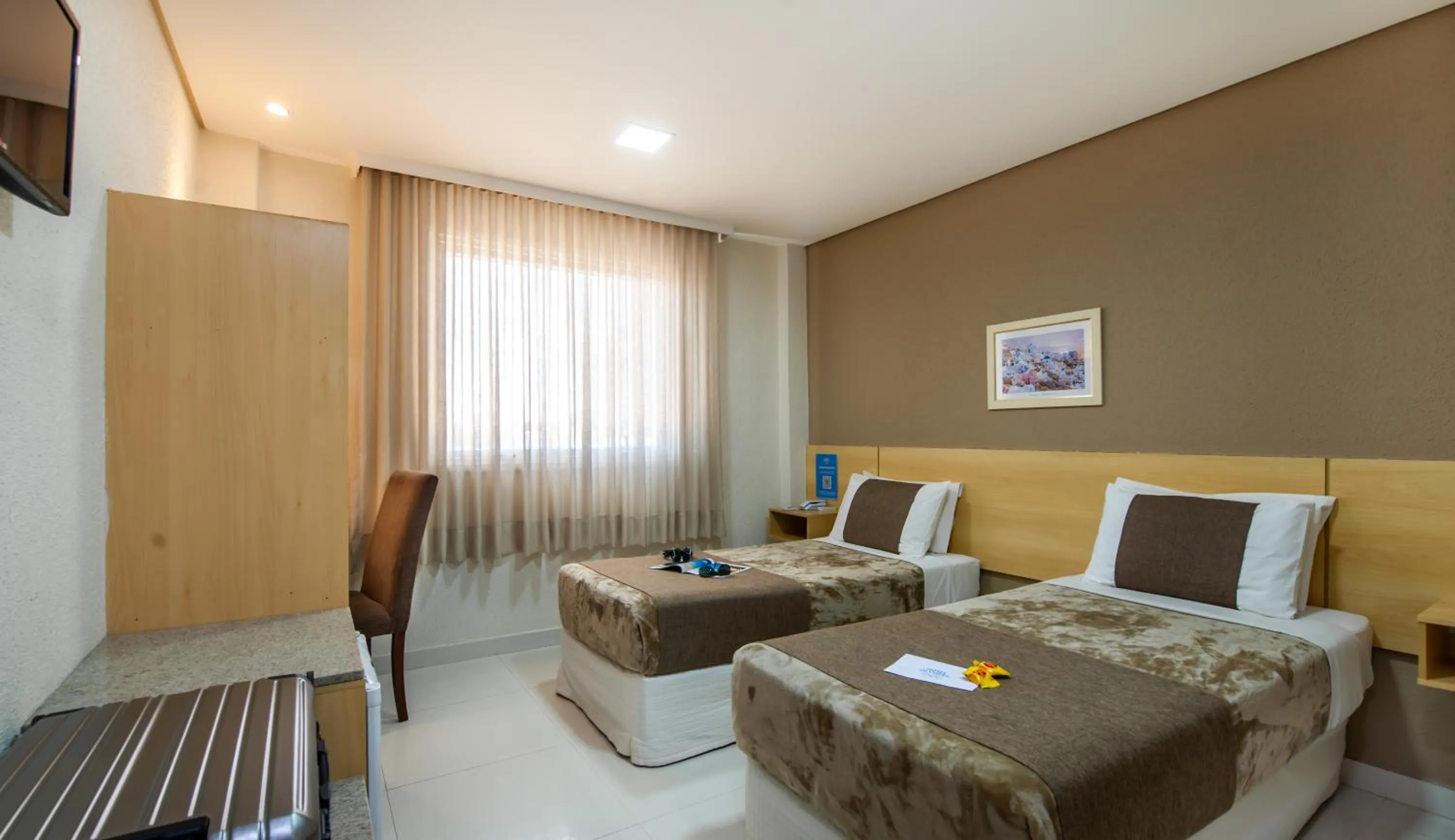 Bed in Hotel Olympia