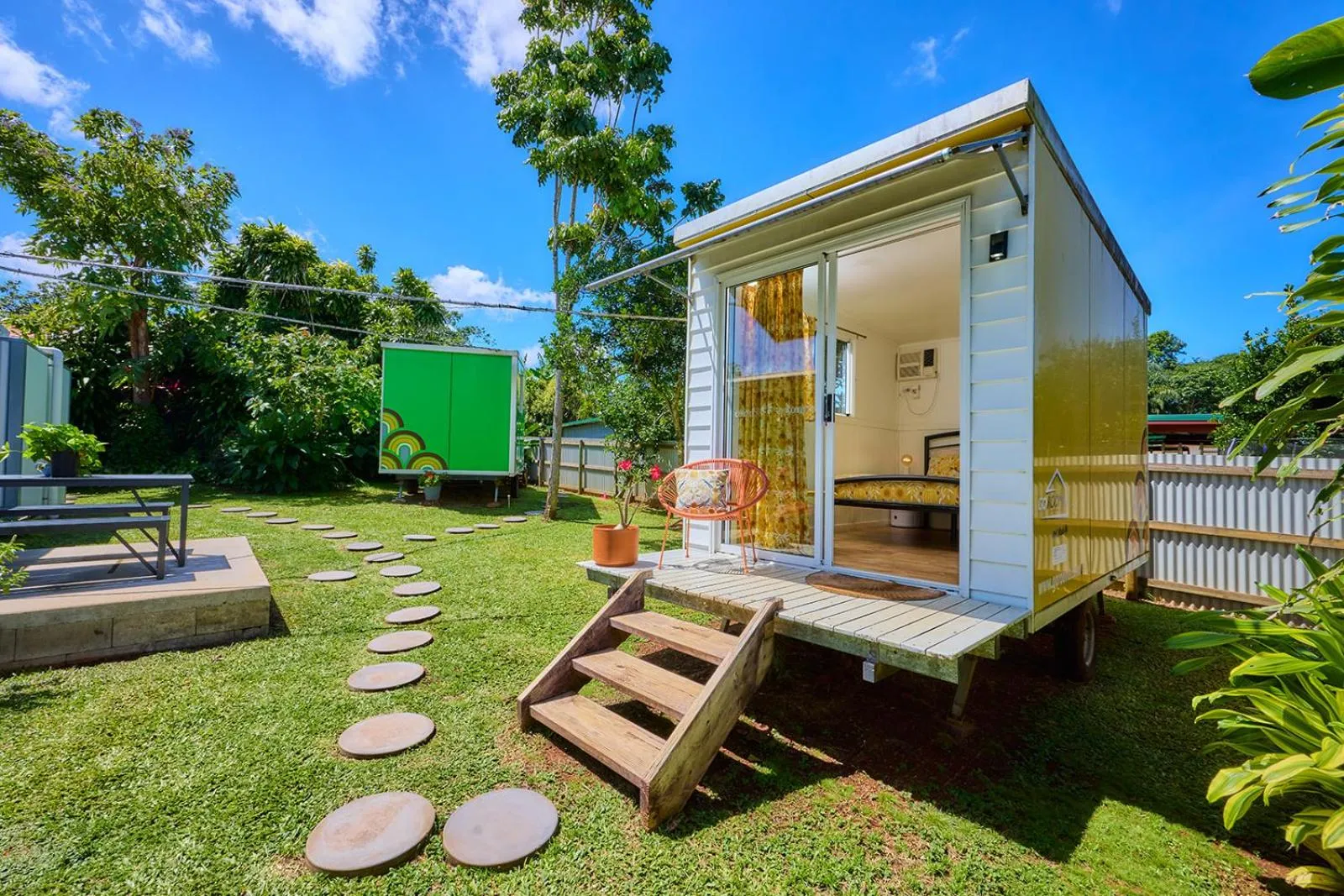 Garden in On The Wallaby Eco Lodge