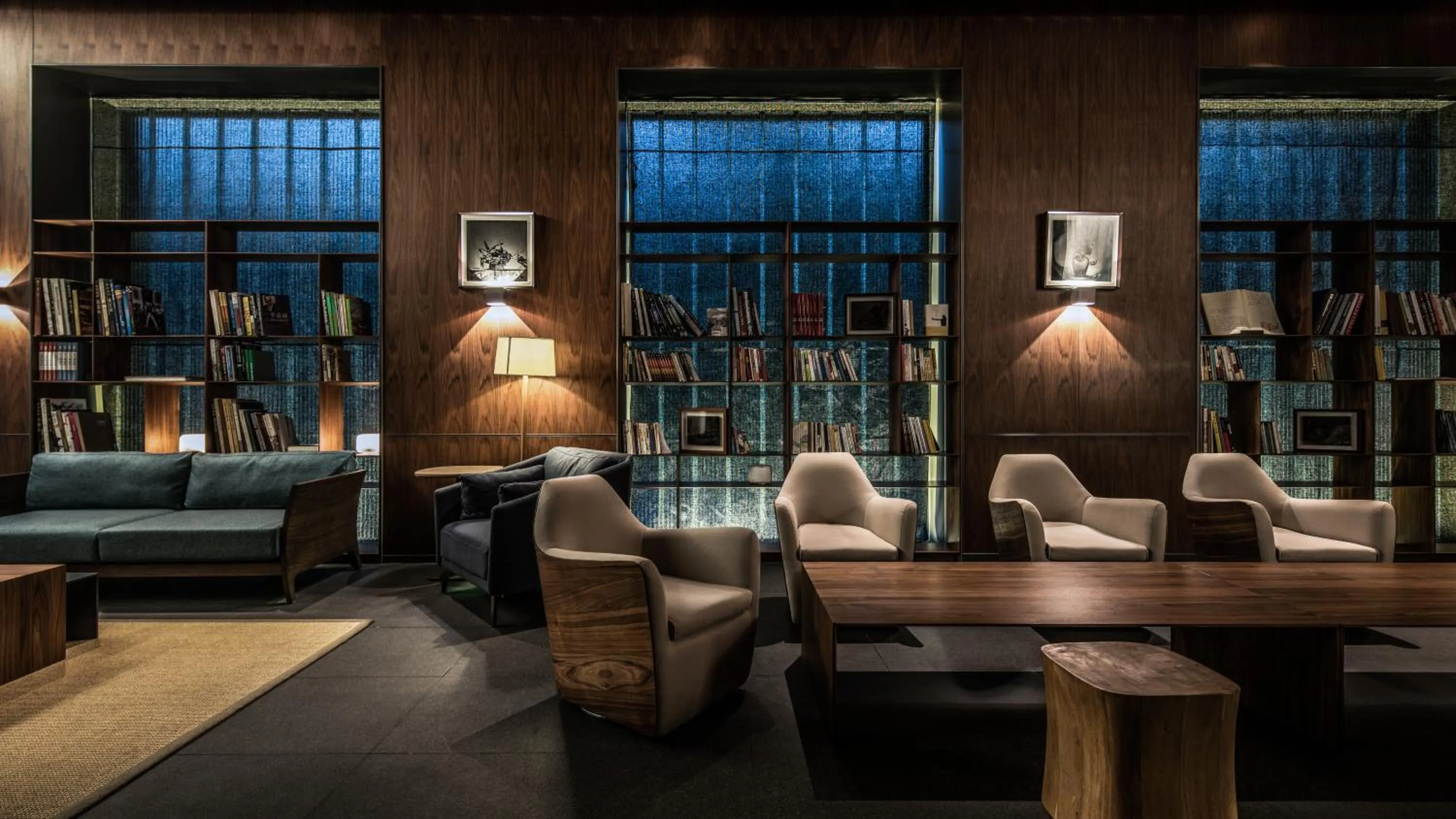 Library in The Nook Hotel Hangzhou - A design hotel, 20 mins to West Lake and Lingyin Temple