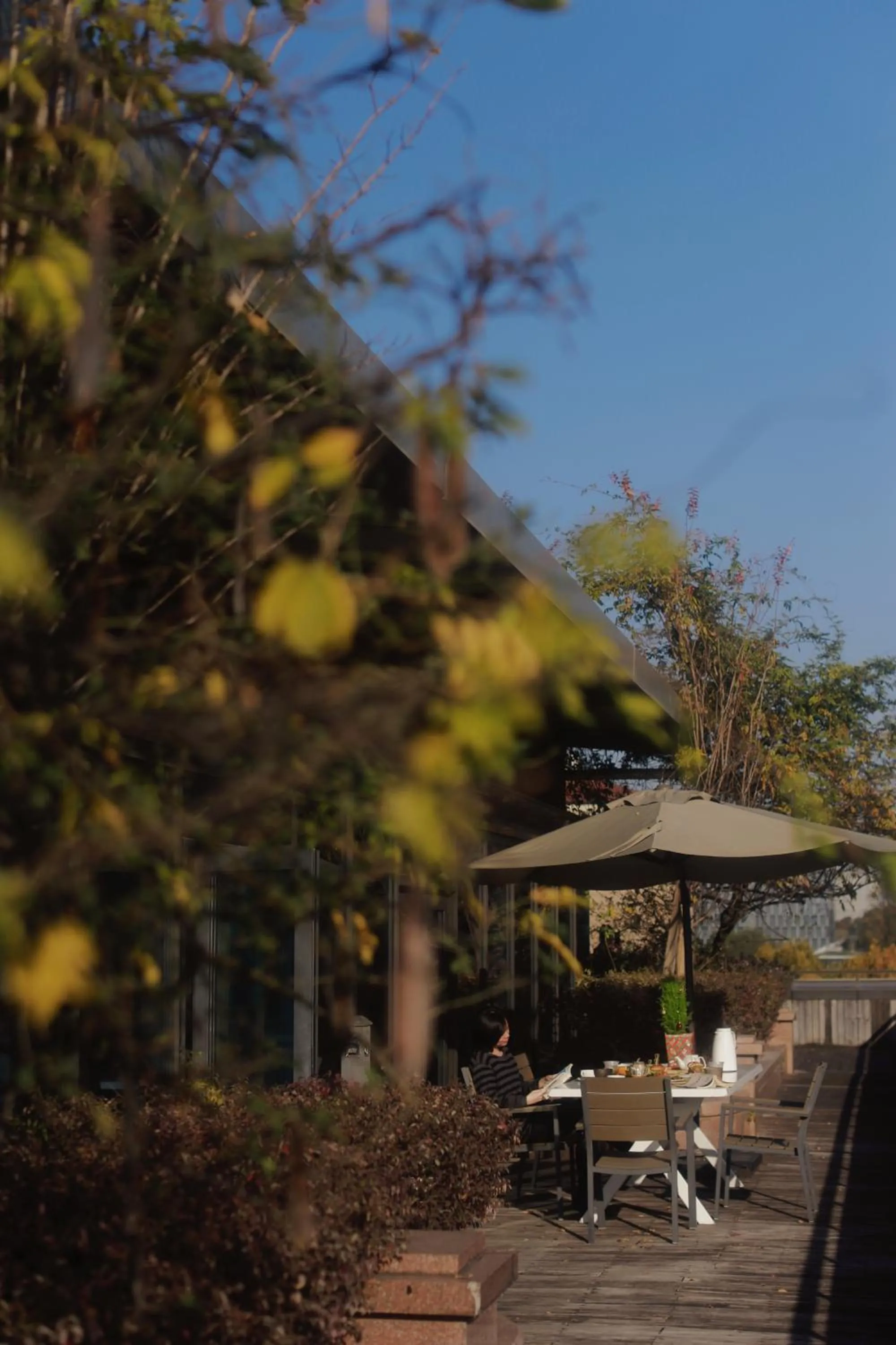 Balcony/Terrace in The Nook Hotel Hangzhou - A design hotel, 20 mins to West Lake and Lingyin Temple