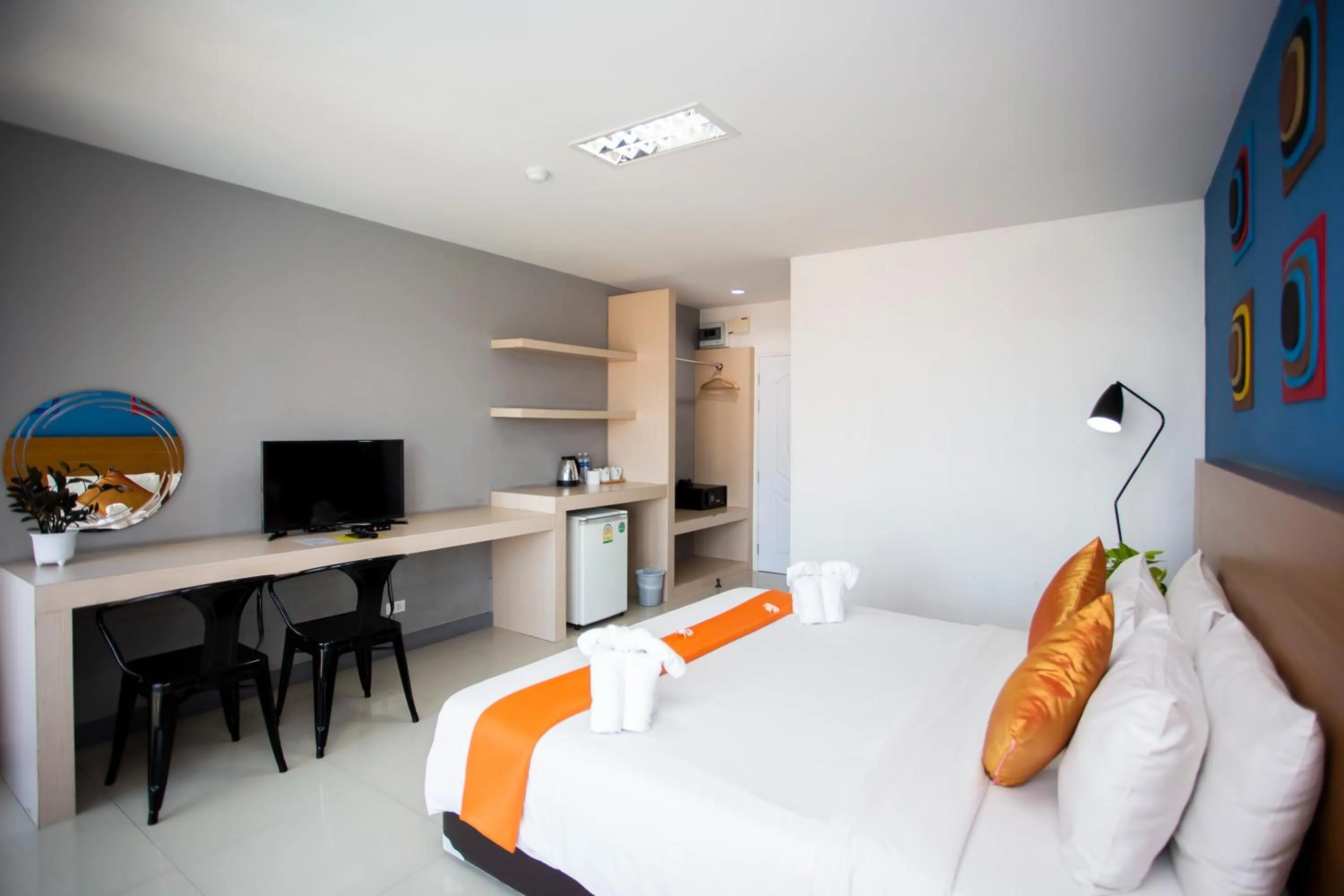 Photo of the whole room, Bed in Nano Place Hotel