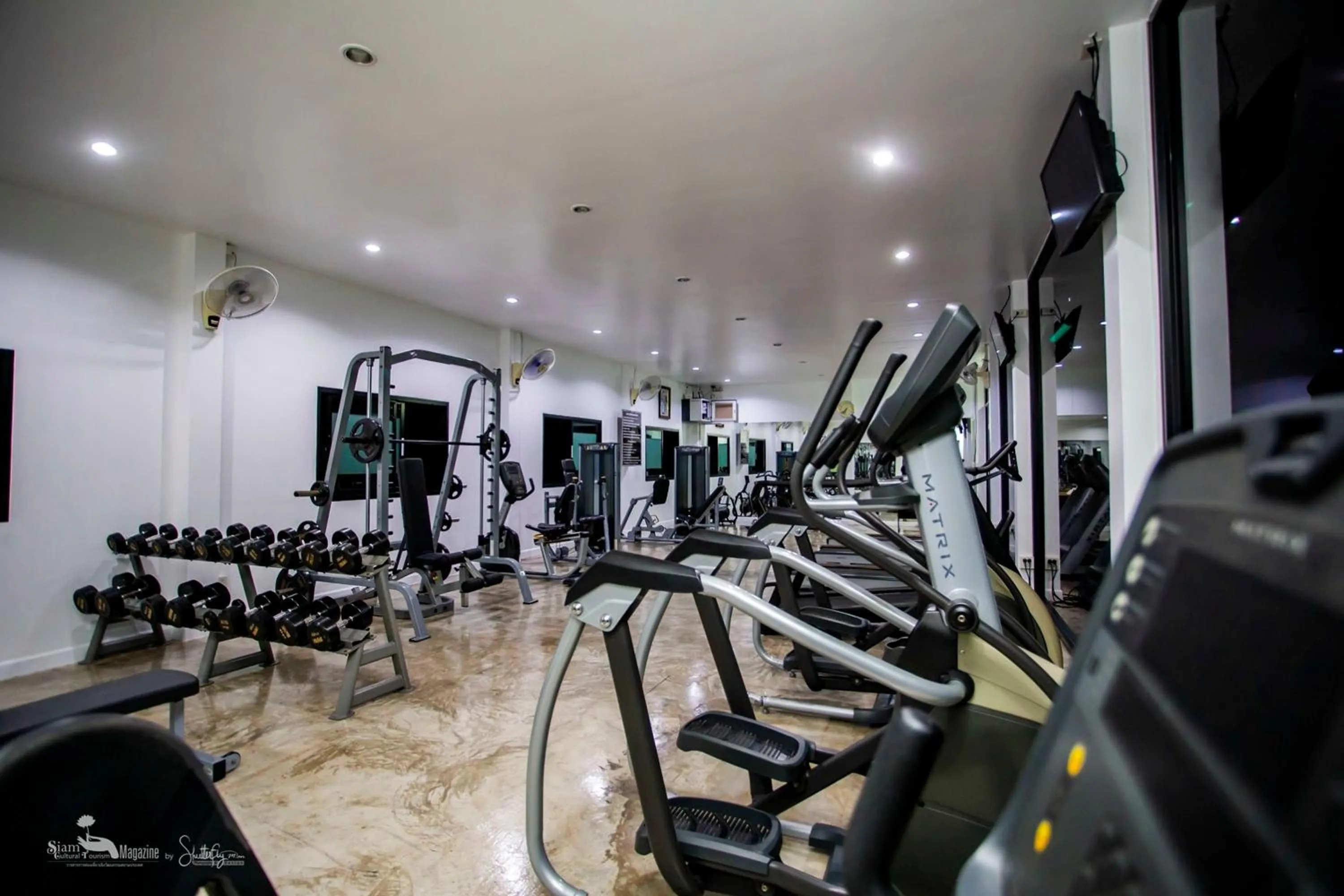 Fitness centre/facilities in Nano Place Hotel