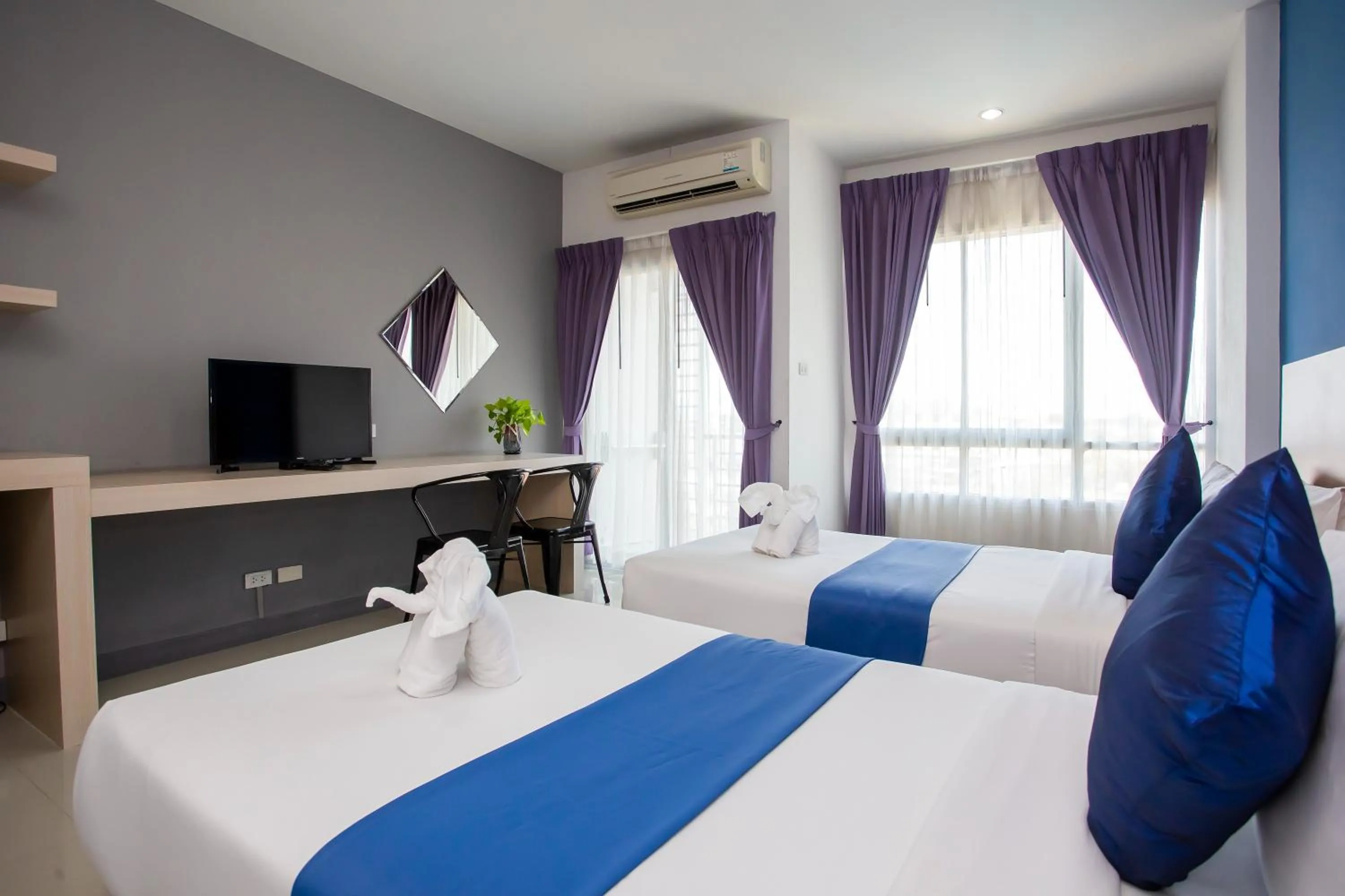 Photo of the whole room, Bed in Nano Place Hotel