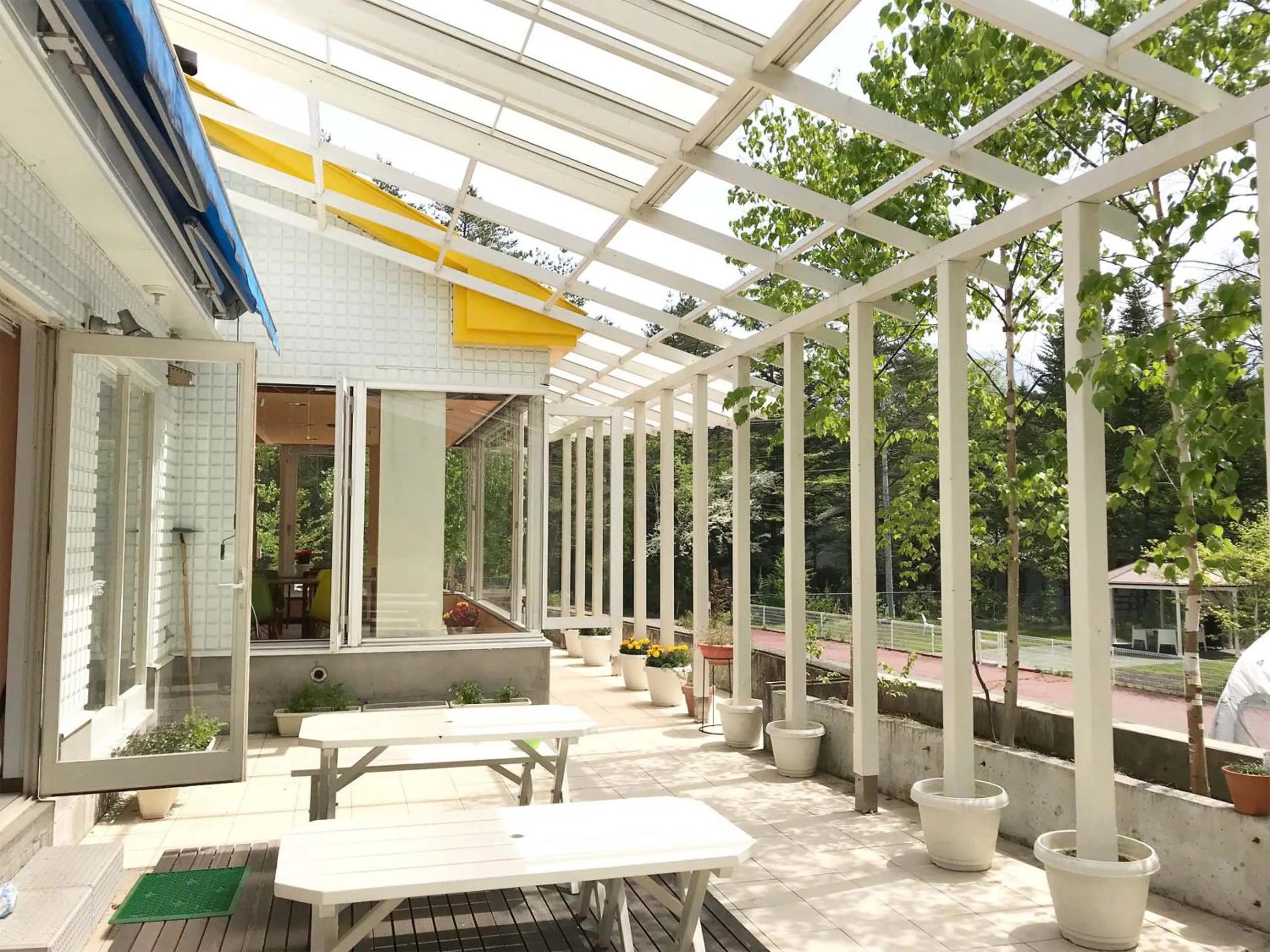Balcony/Terrace in Asama Kogen Hotel