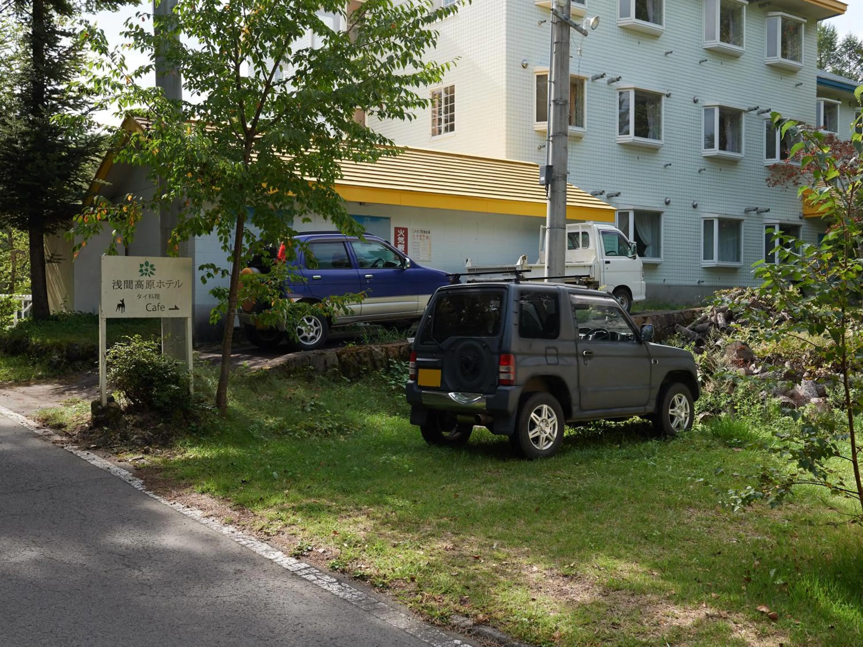 Parking in Asama Kogen Hotel