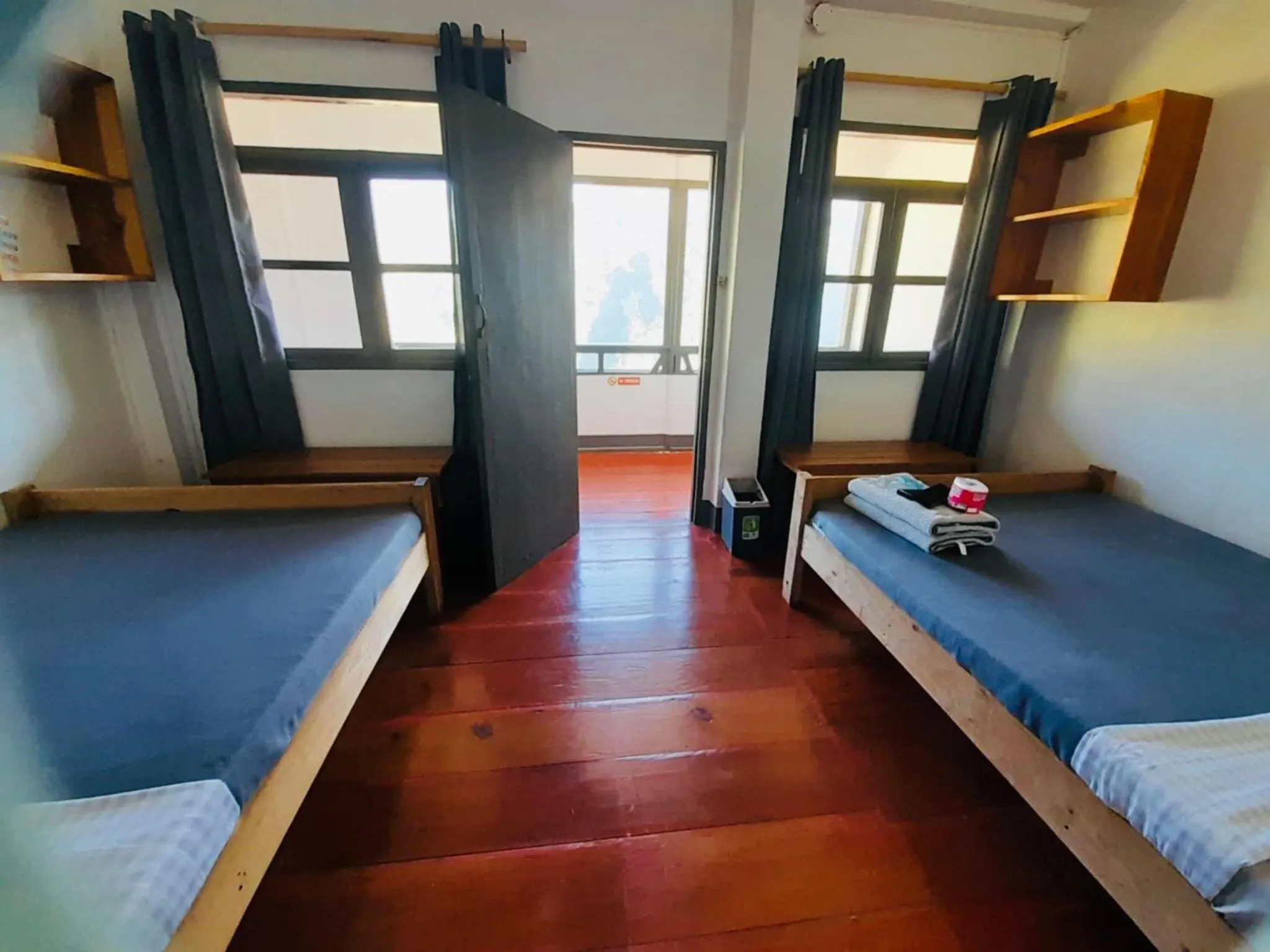 Bed in Batad Hillside Inn and Restaurant