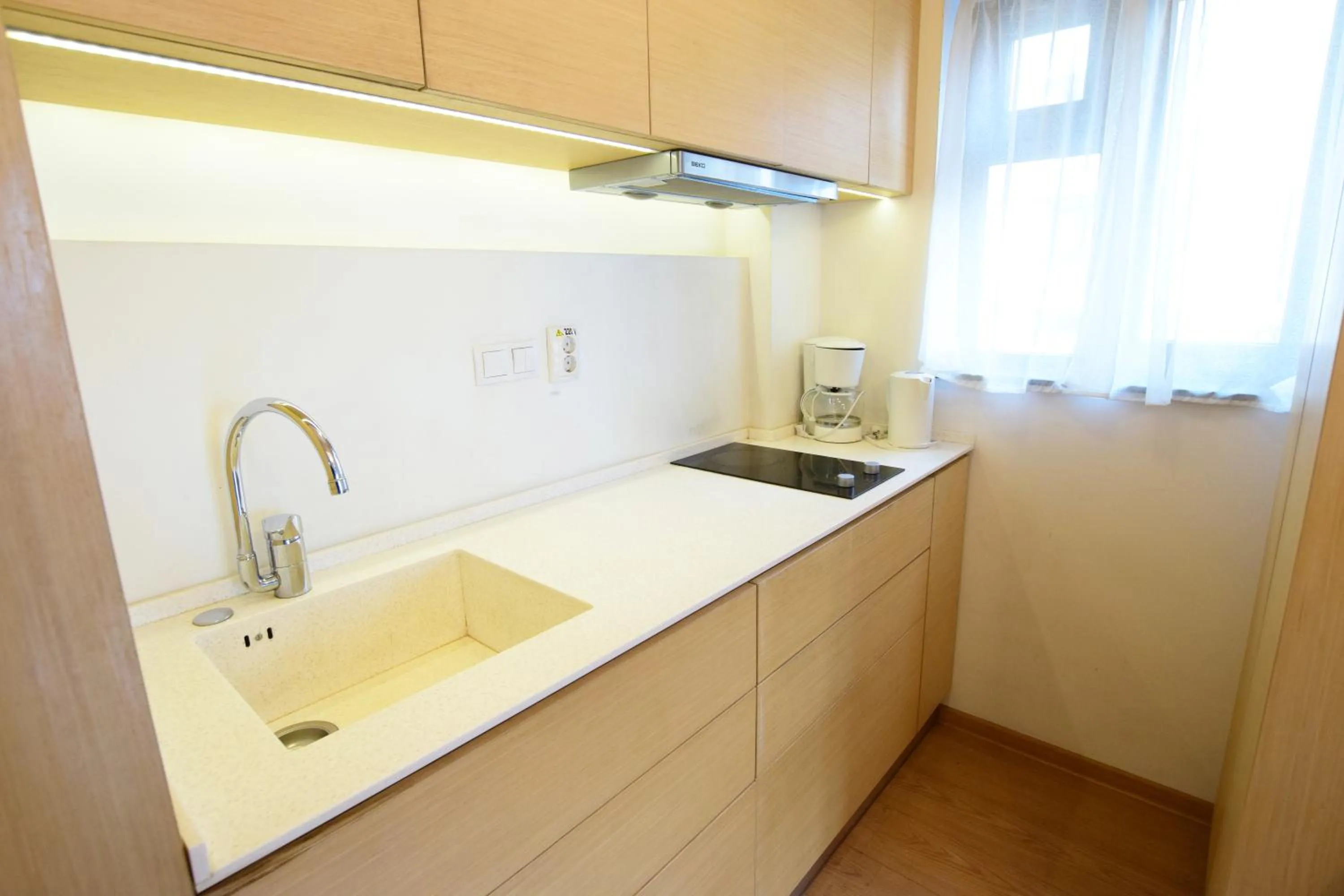 Kitchen or kitchenette in Decebal Residence Apartments