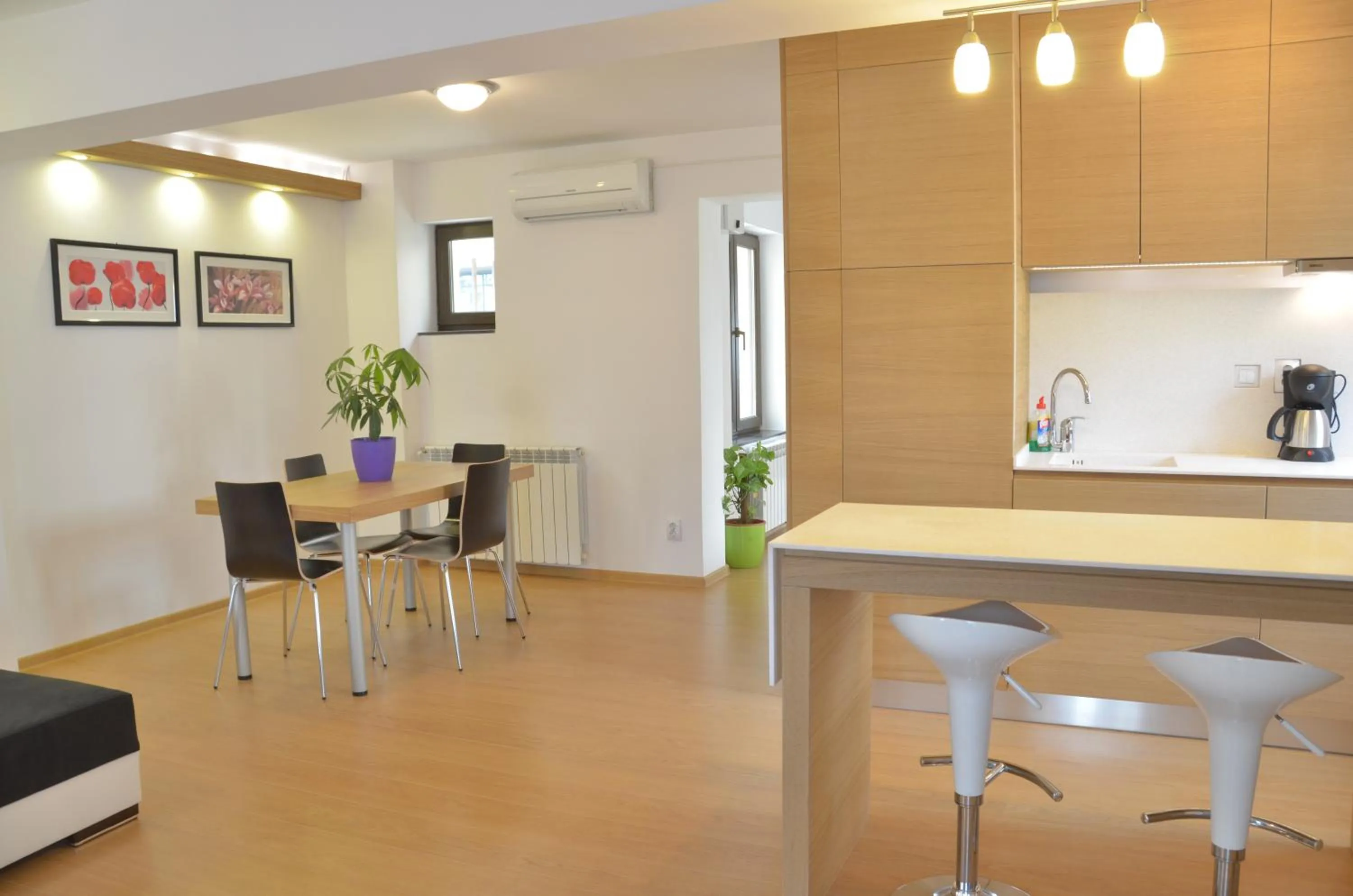 Kitchen or kitchenette in Decebal Residence Apartments