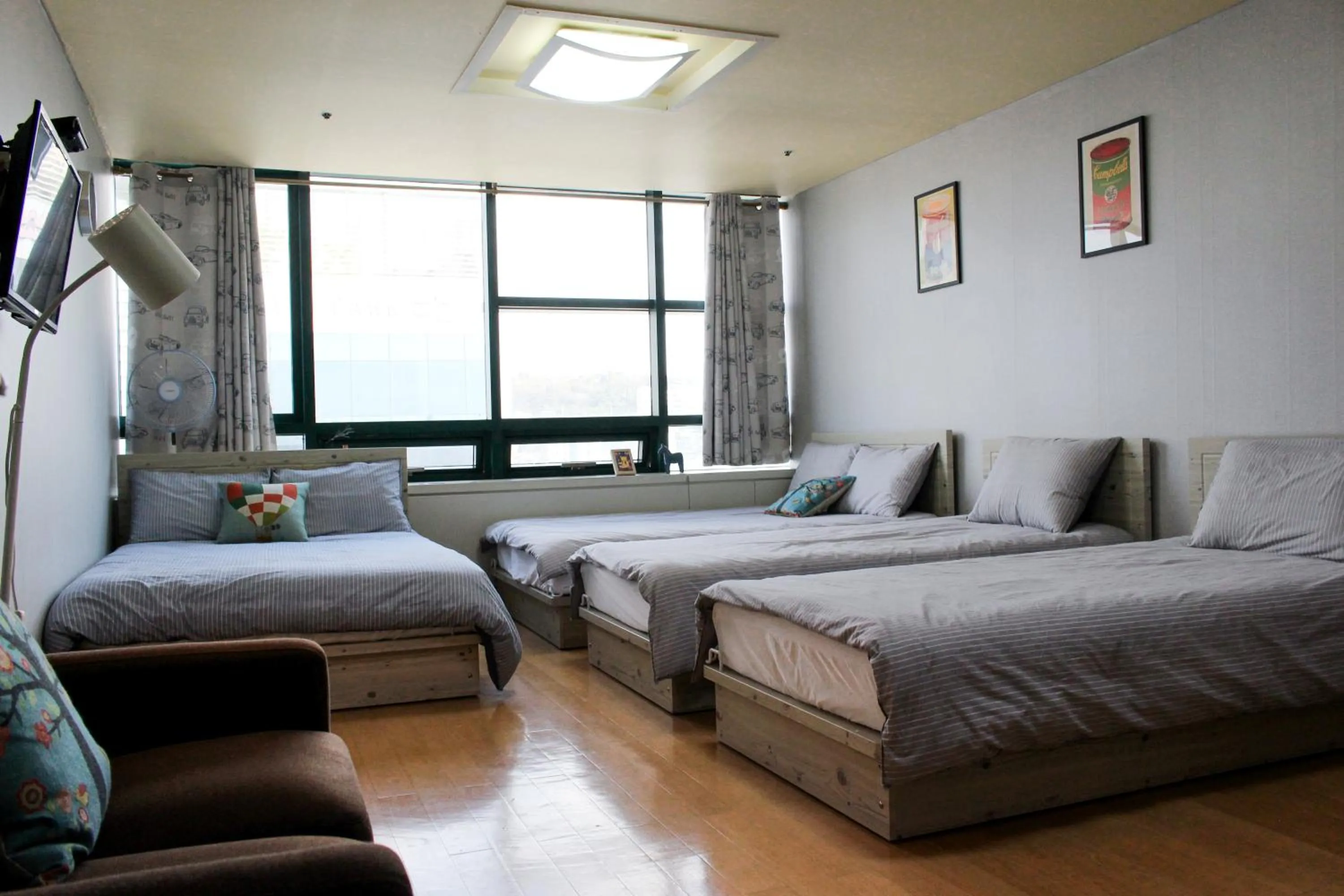 Bed in Sam Stay Hongdae