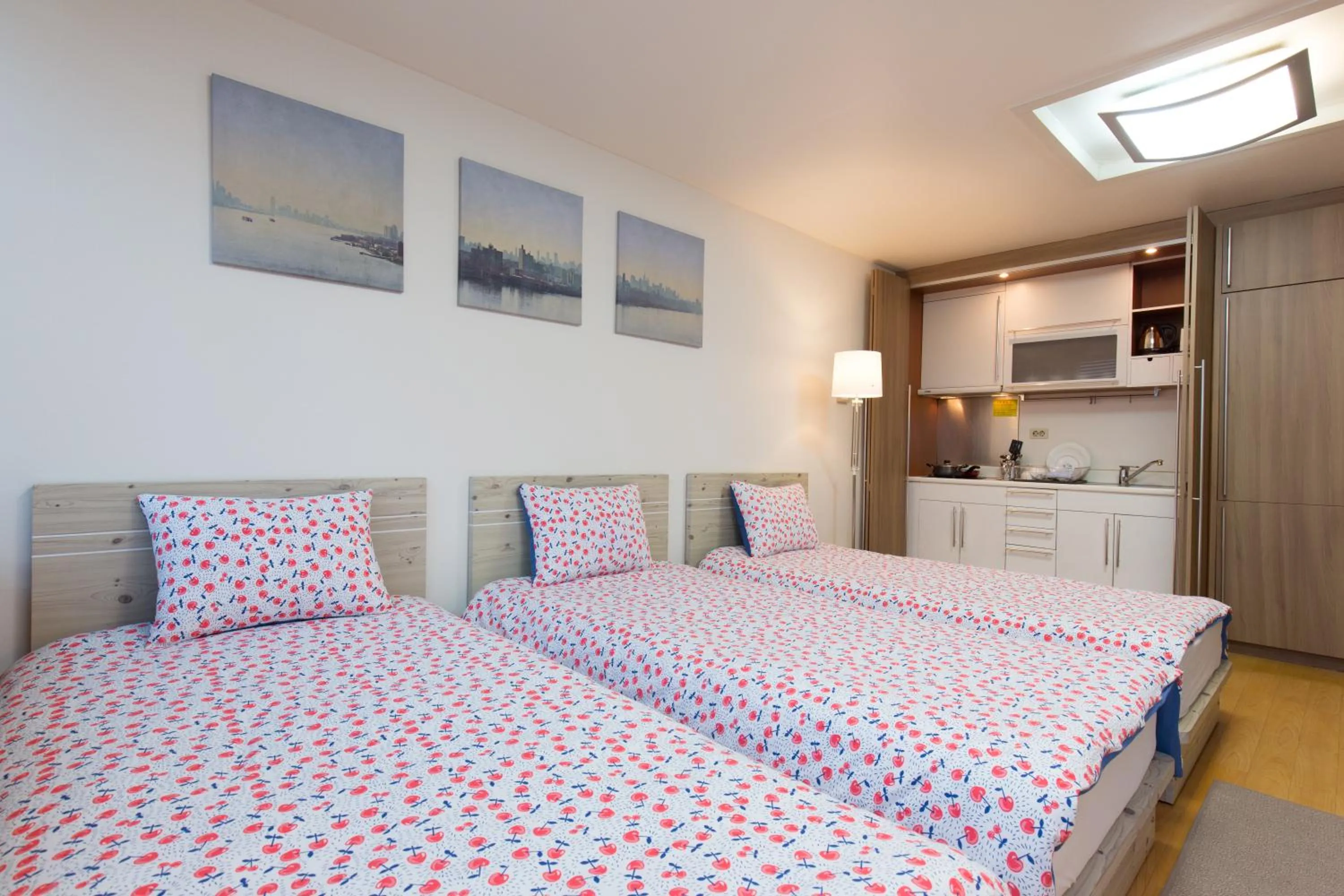 Bed in Sam Stay Hongdae