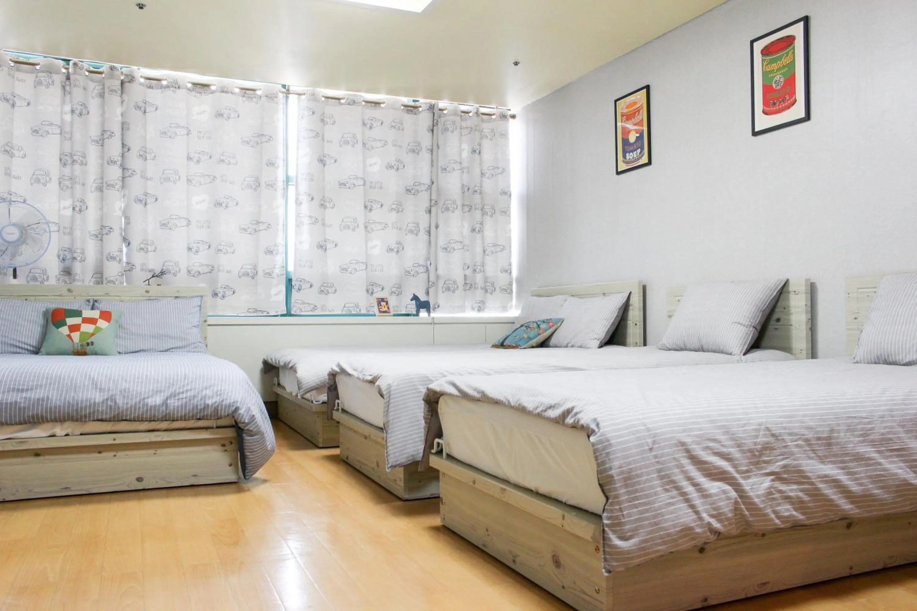 Bed in Sam Stay Hongdae