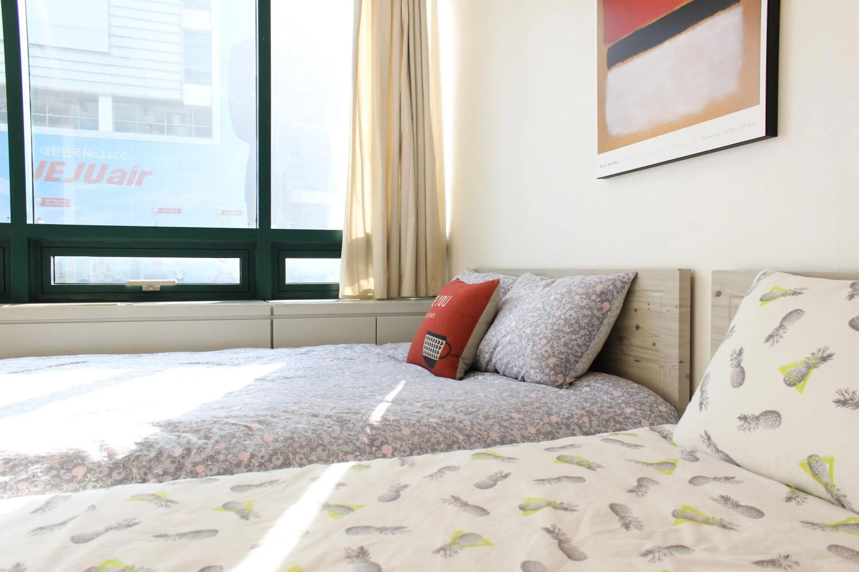 Bed in Sam Stay Hongdae