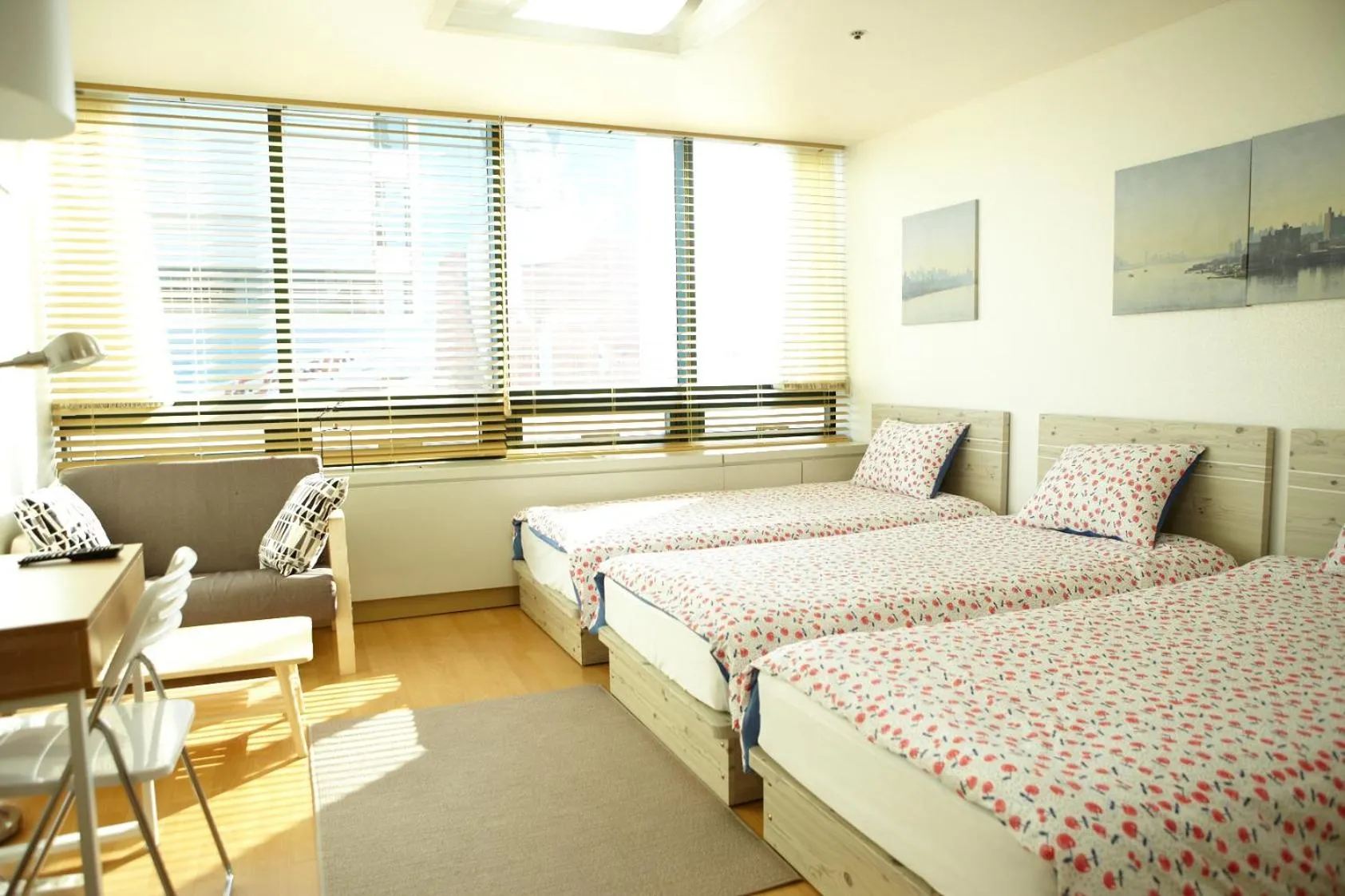 Bed in Sam Stay Hongdae