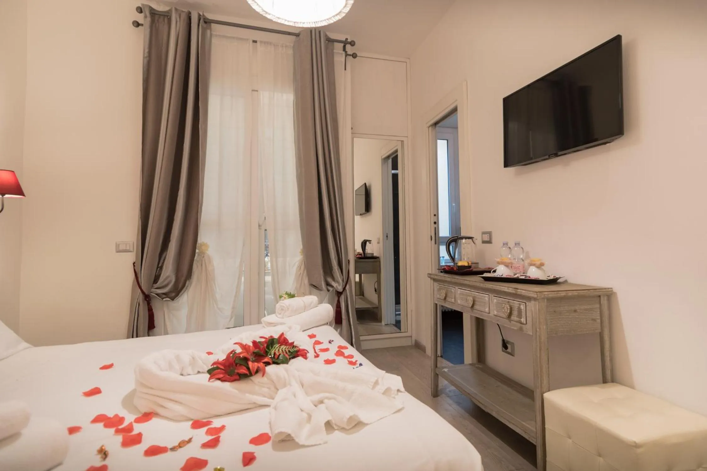 Bed in Your Vatican Suite