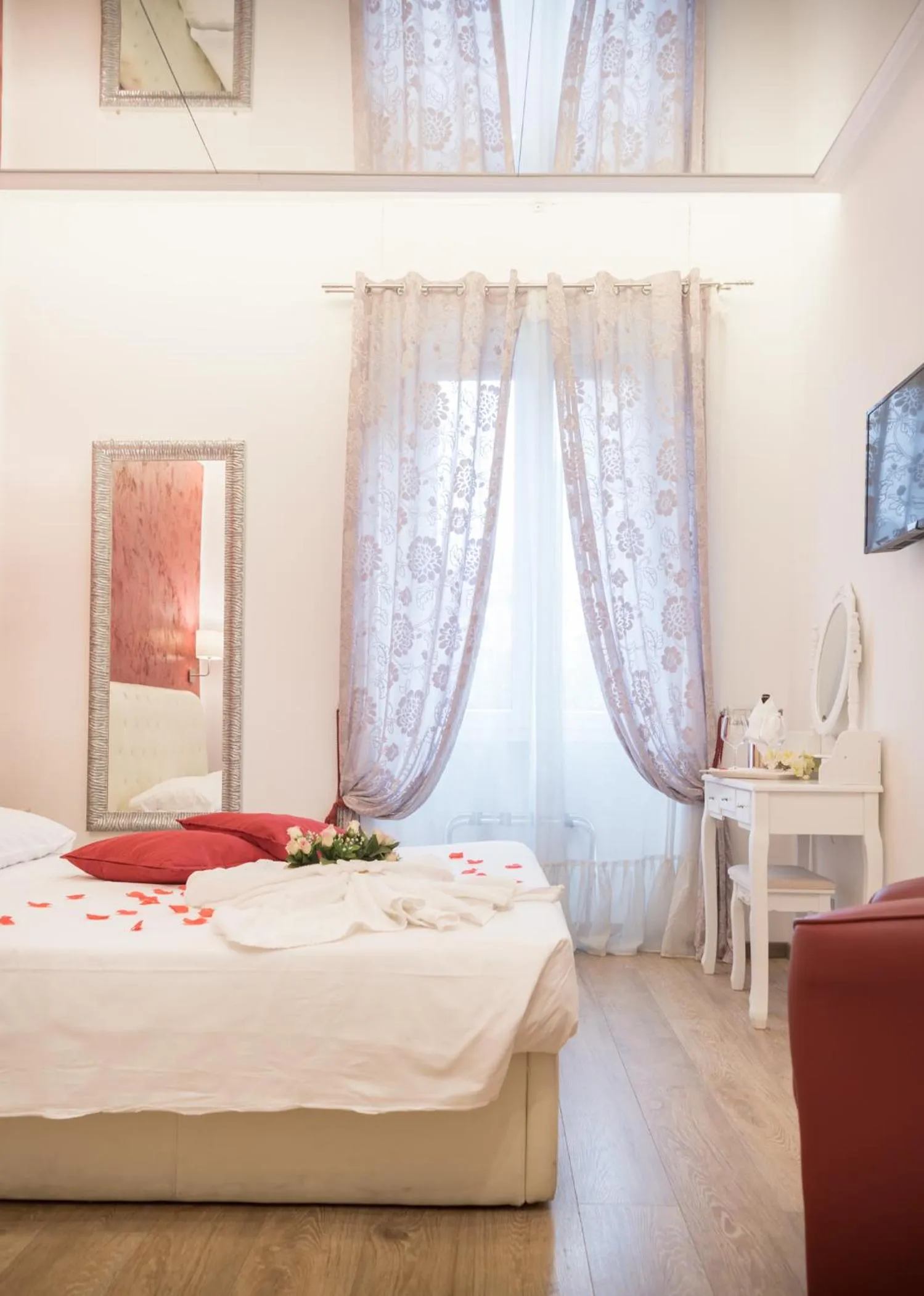 Bed in Your Vatican Suite