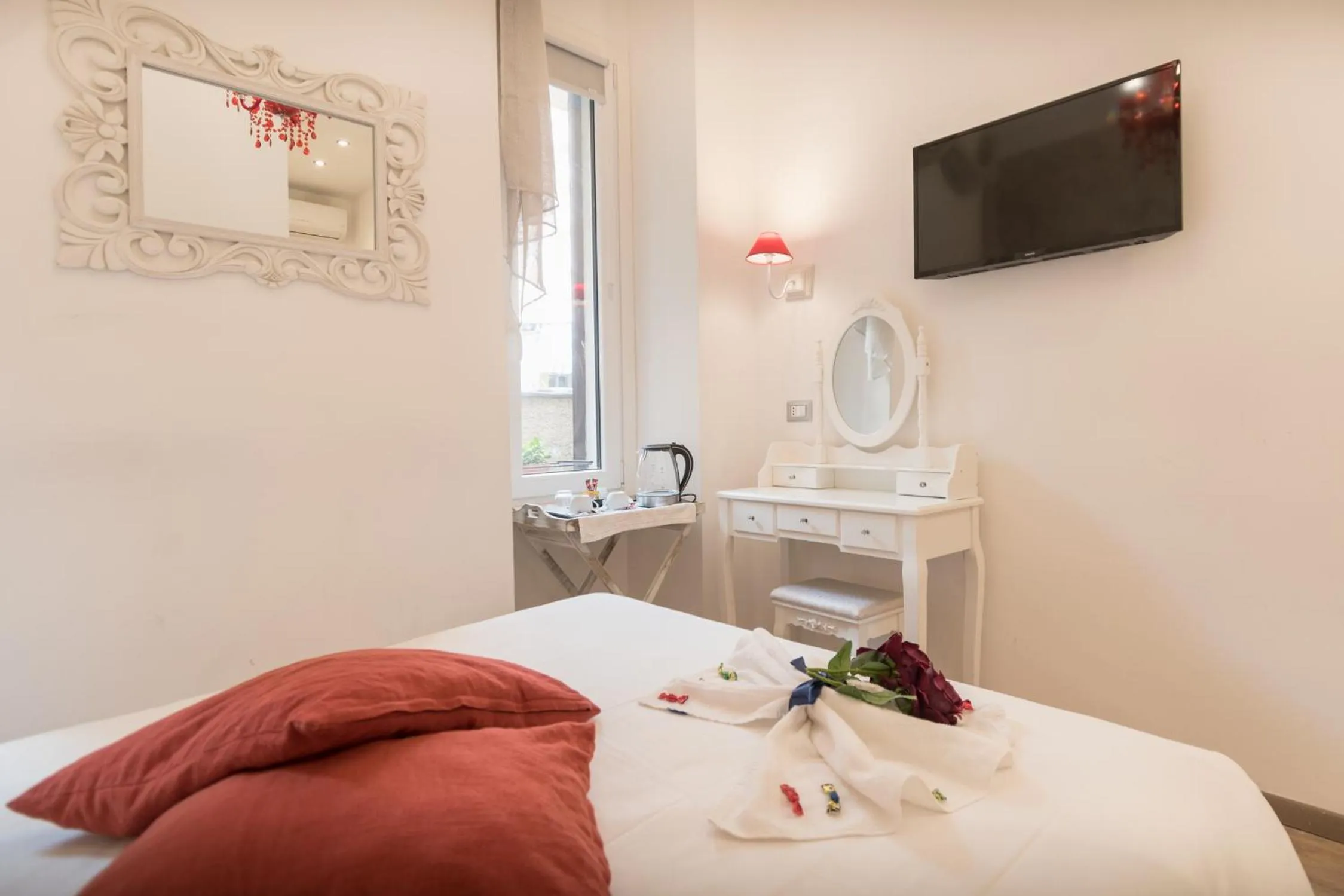 Bed in Your Vatican Suite