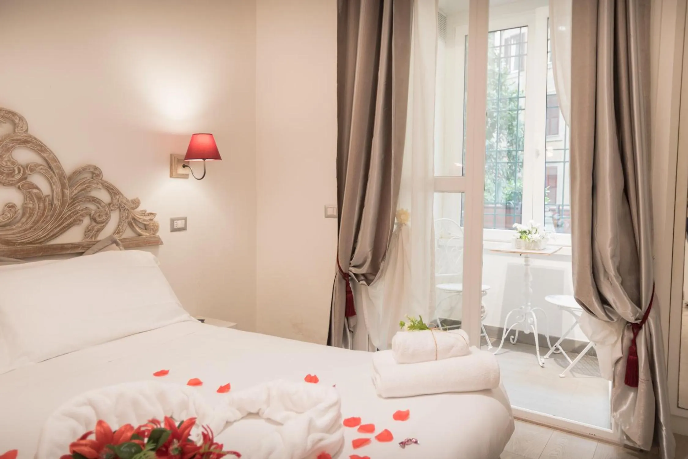 Bed in Your Vatican Suite