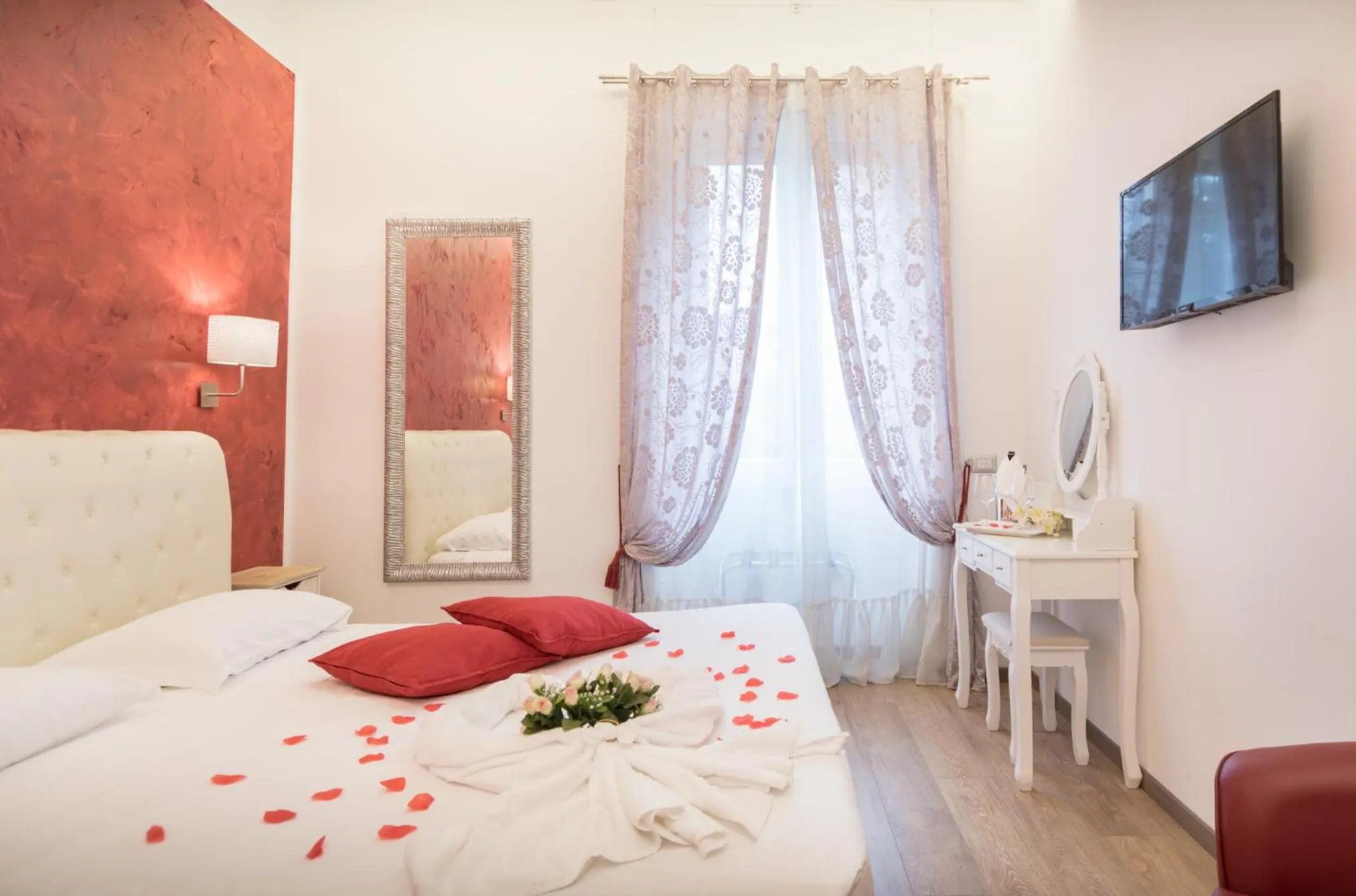 Bed in Your Vatican Suite