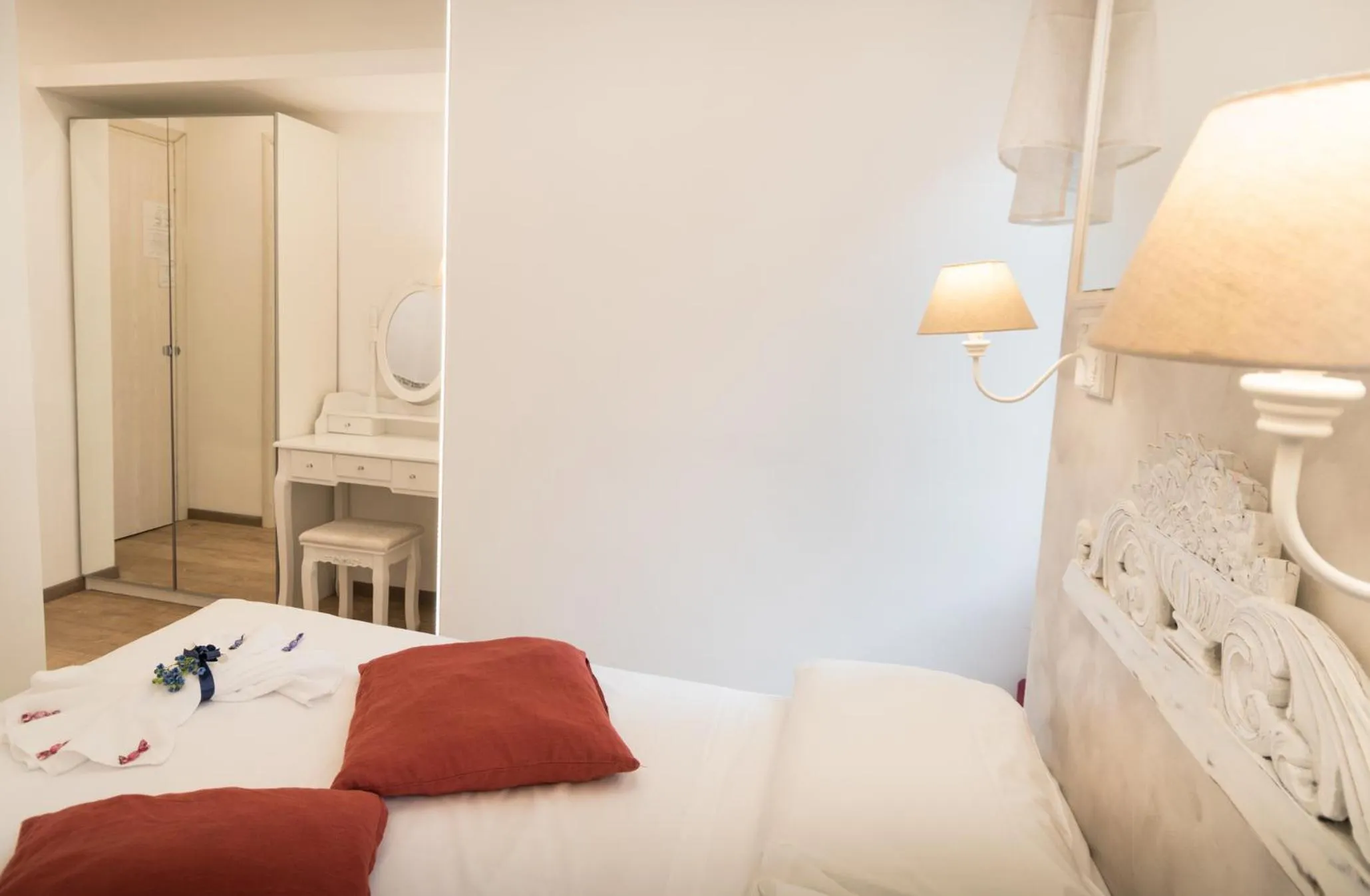 Bed in Your Vatican Suite