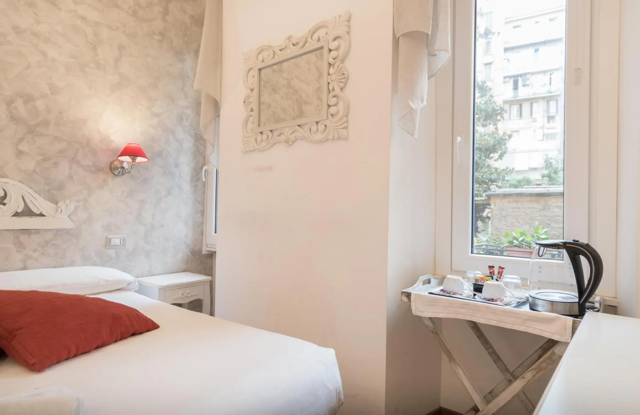 Bed in Your Vatican Suite