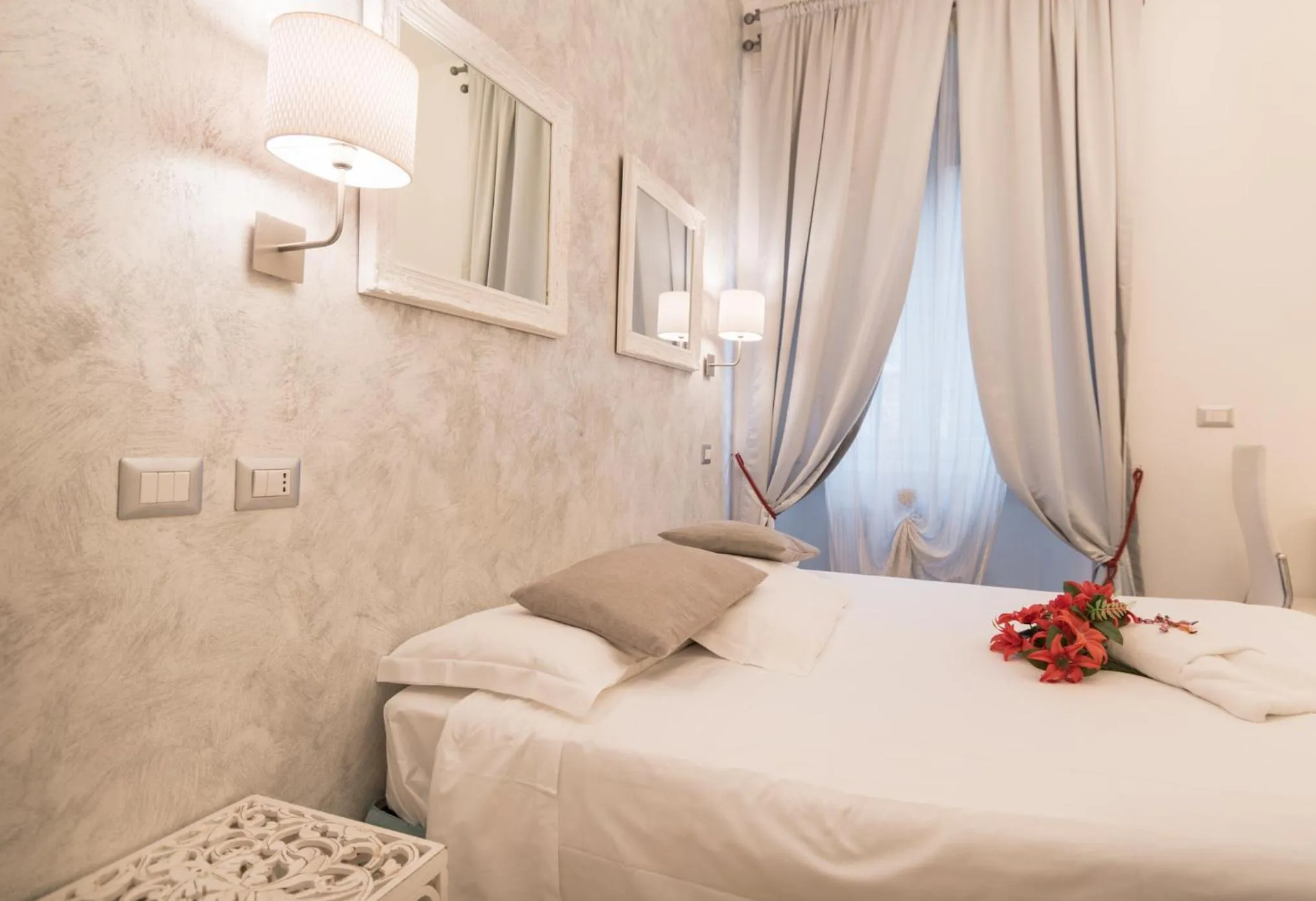 Bed in Your Vatican Suite