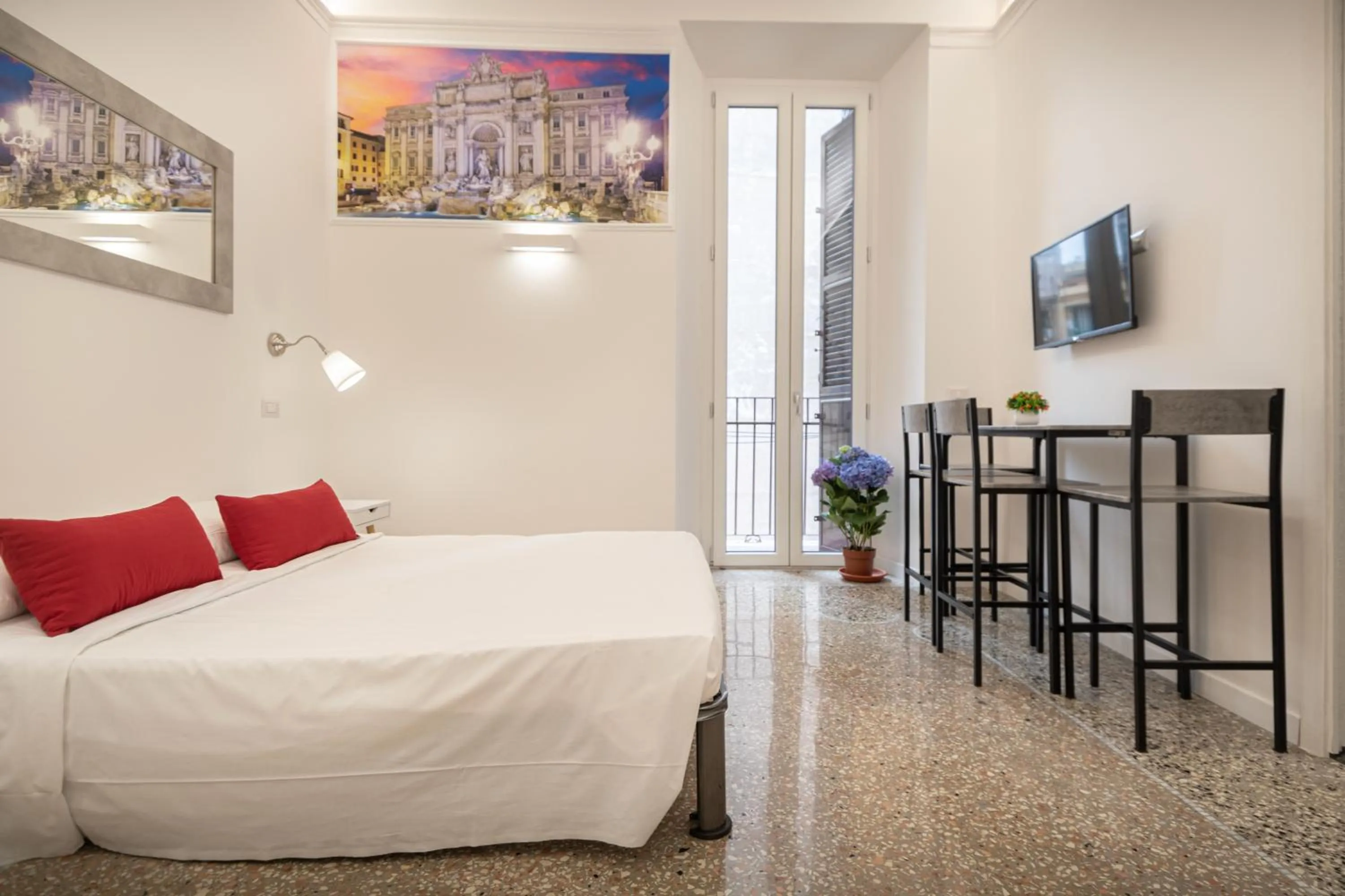 Bed in Your Vatican Suite