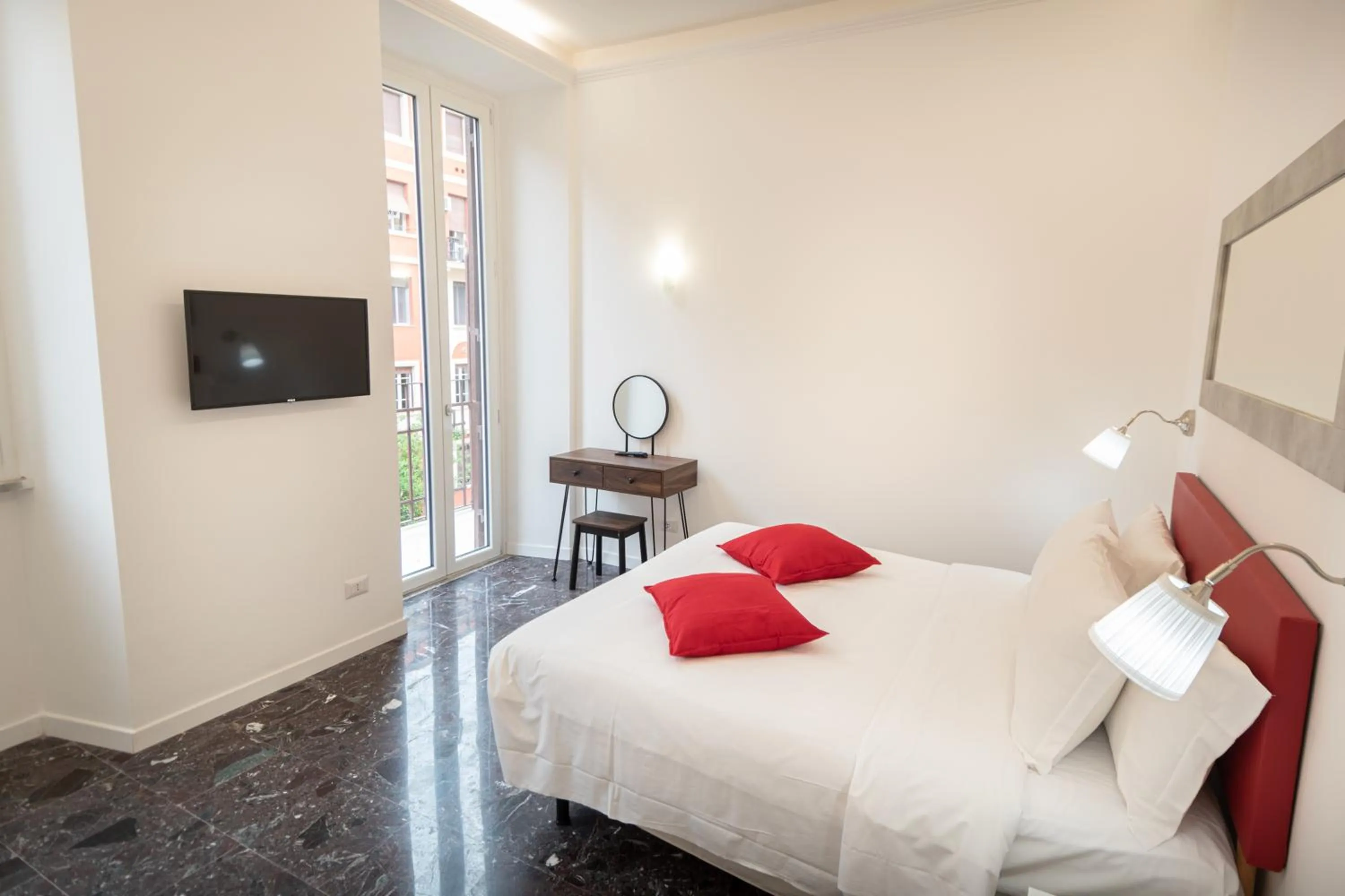 Bed in Your Vatican Suite