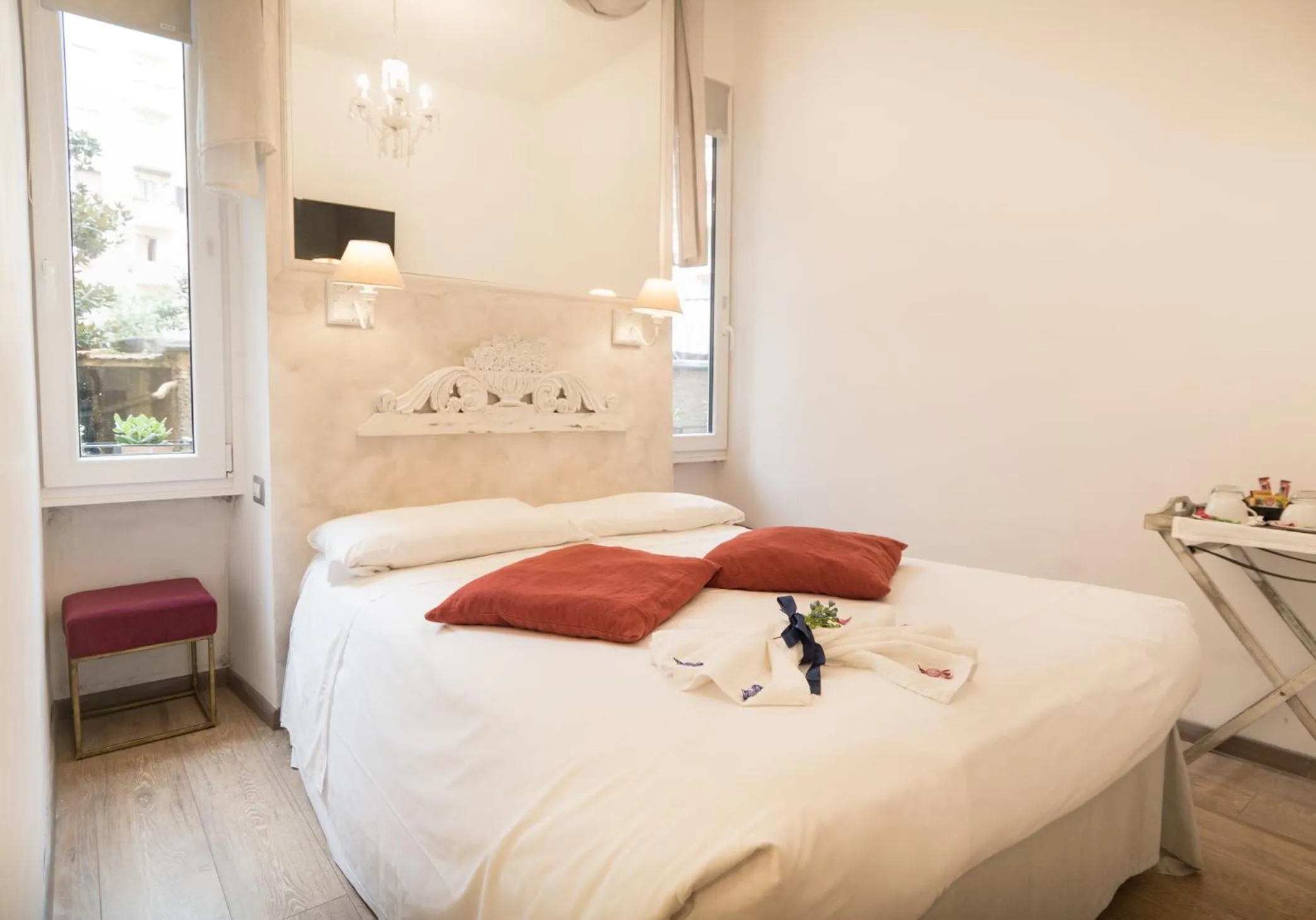 Bed in Your Vatican Suite