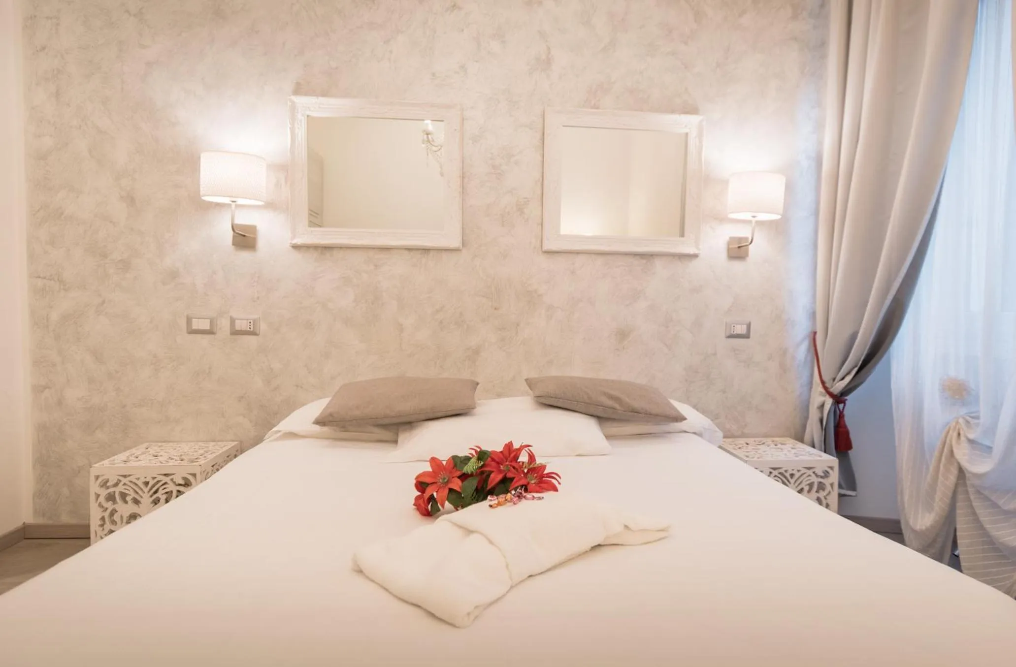 Bed in Your Vatican Suite