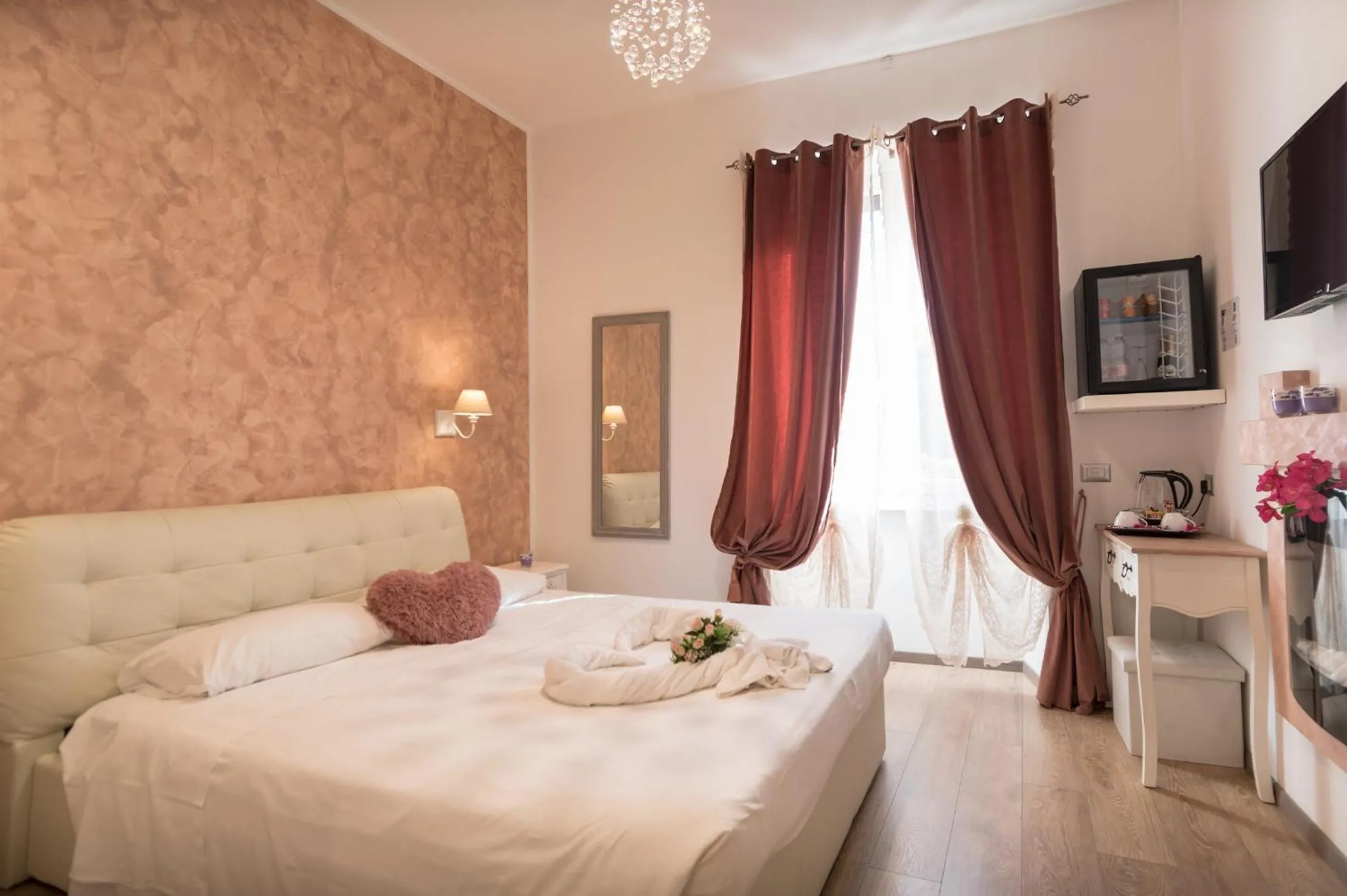 Bed in Your Vatican Suite