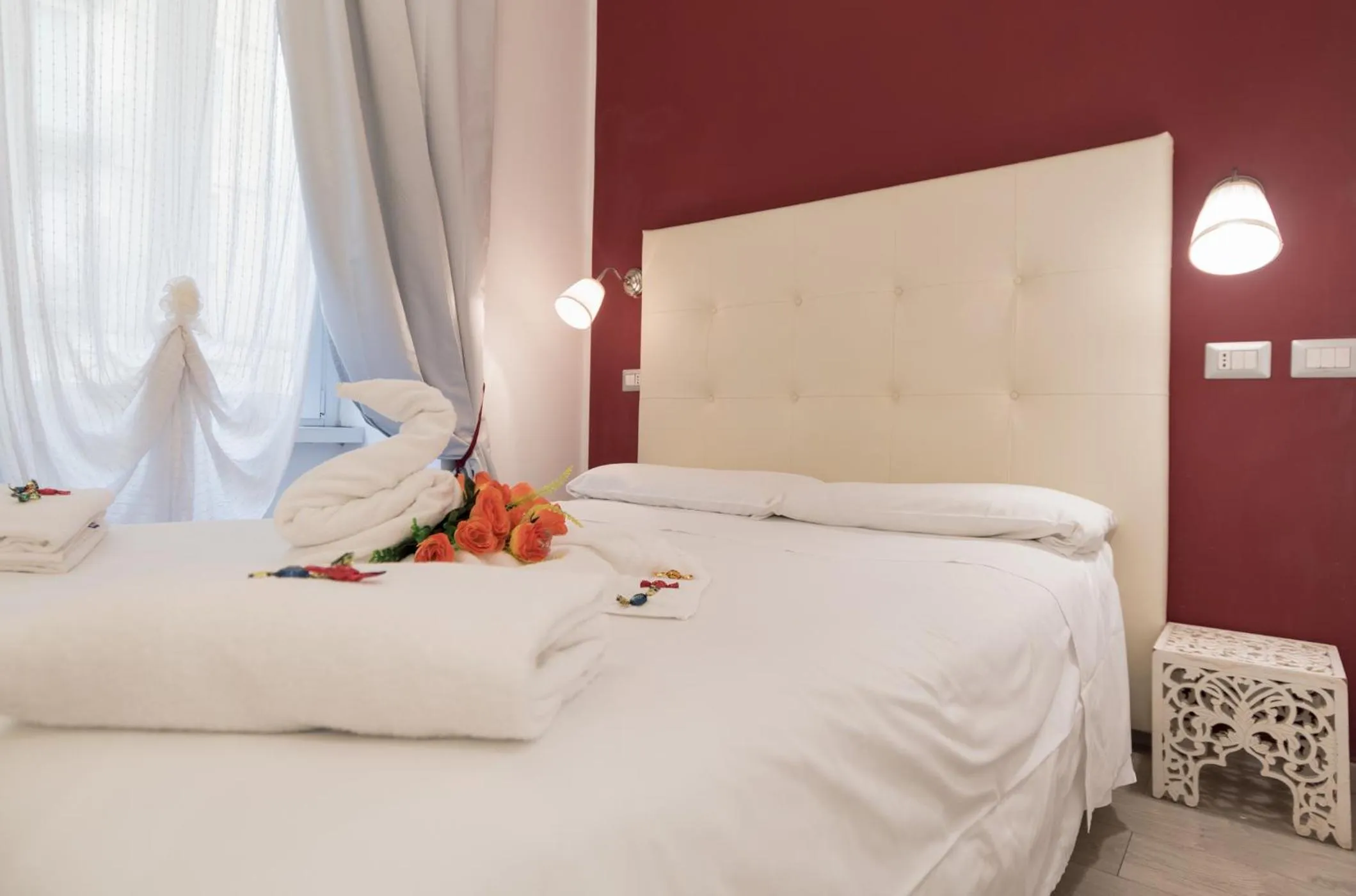 Bed in Your Vatican Suite