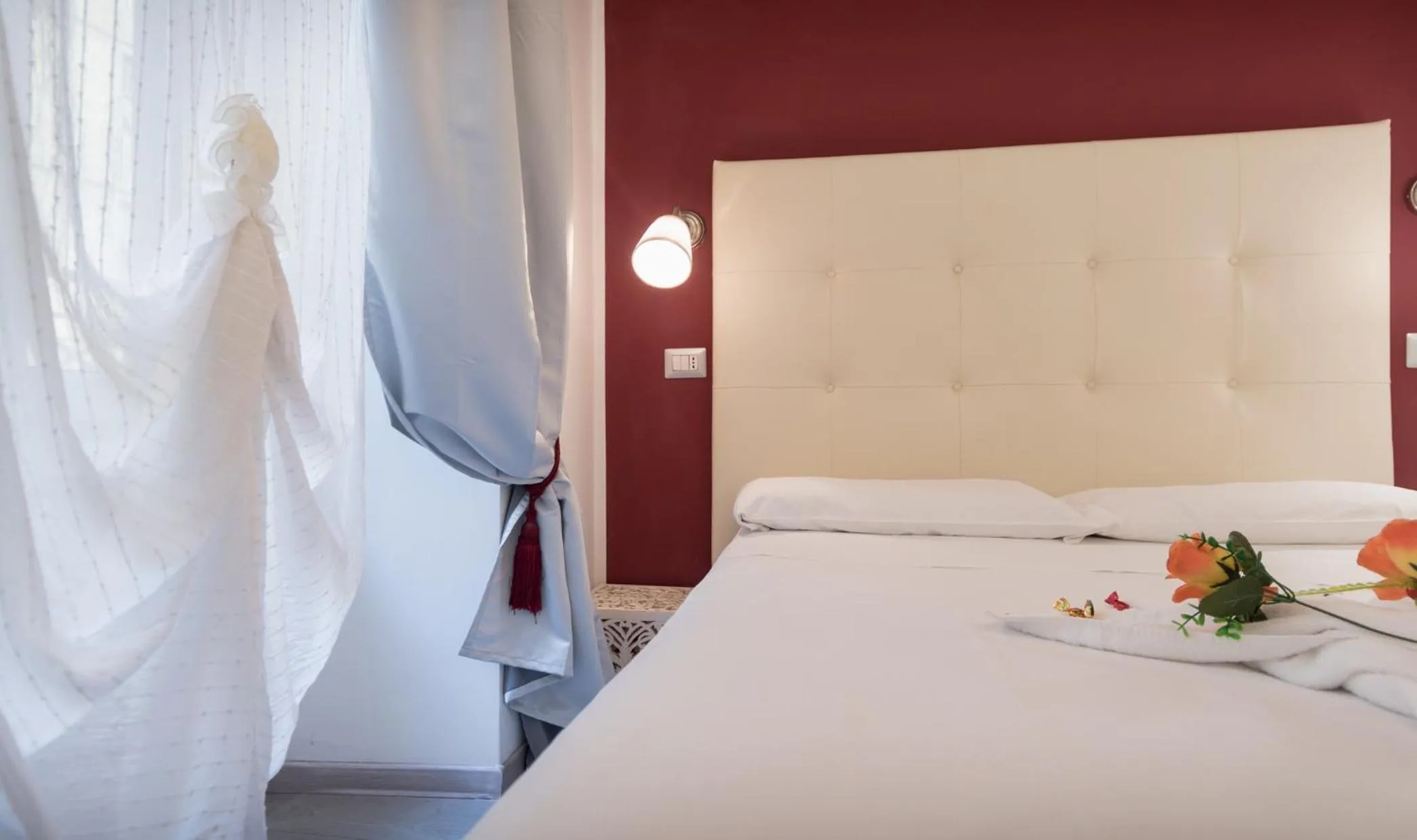 Bed in Your Vatican Suite